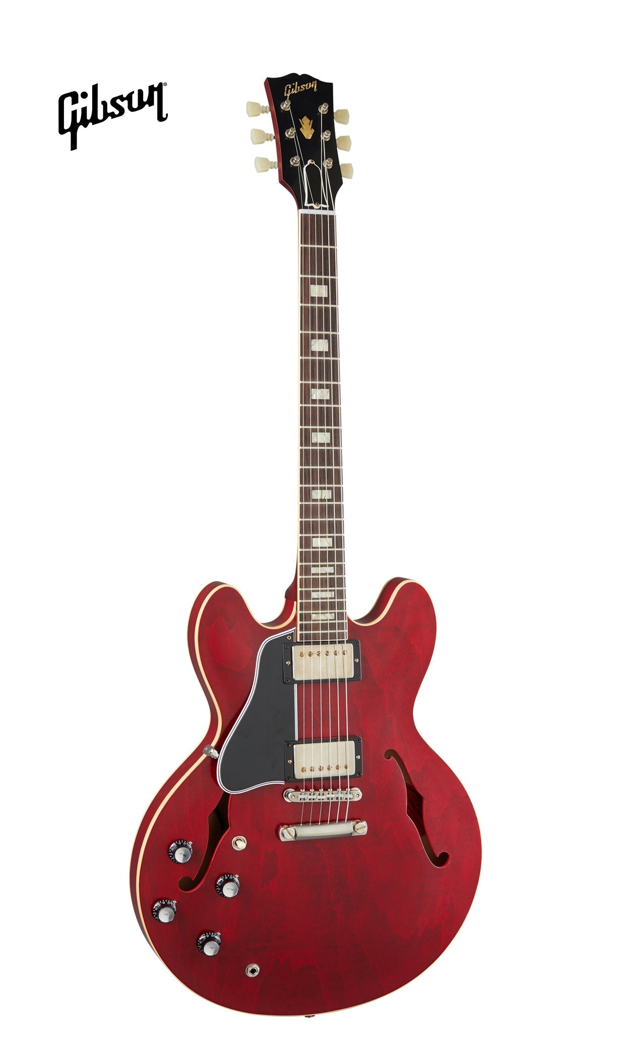 GIBSON 1964 ES-335 REISSUE VOS SEMI-HOLLOWBODY LEFT-HANDED ELECTRIC GUITAR - 60S CHERRY