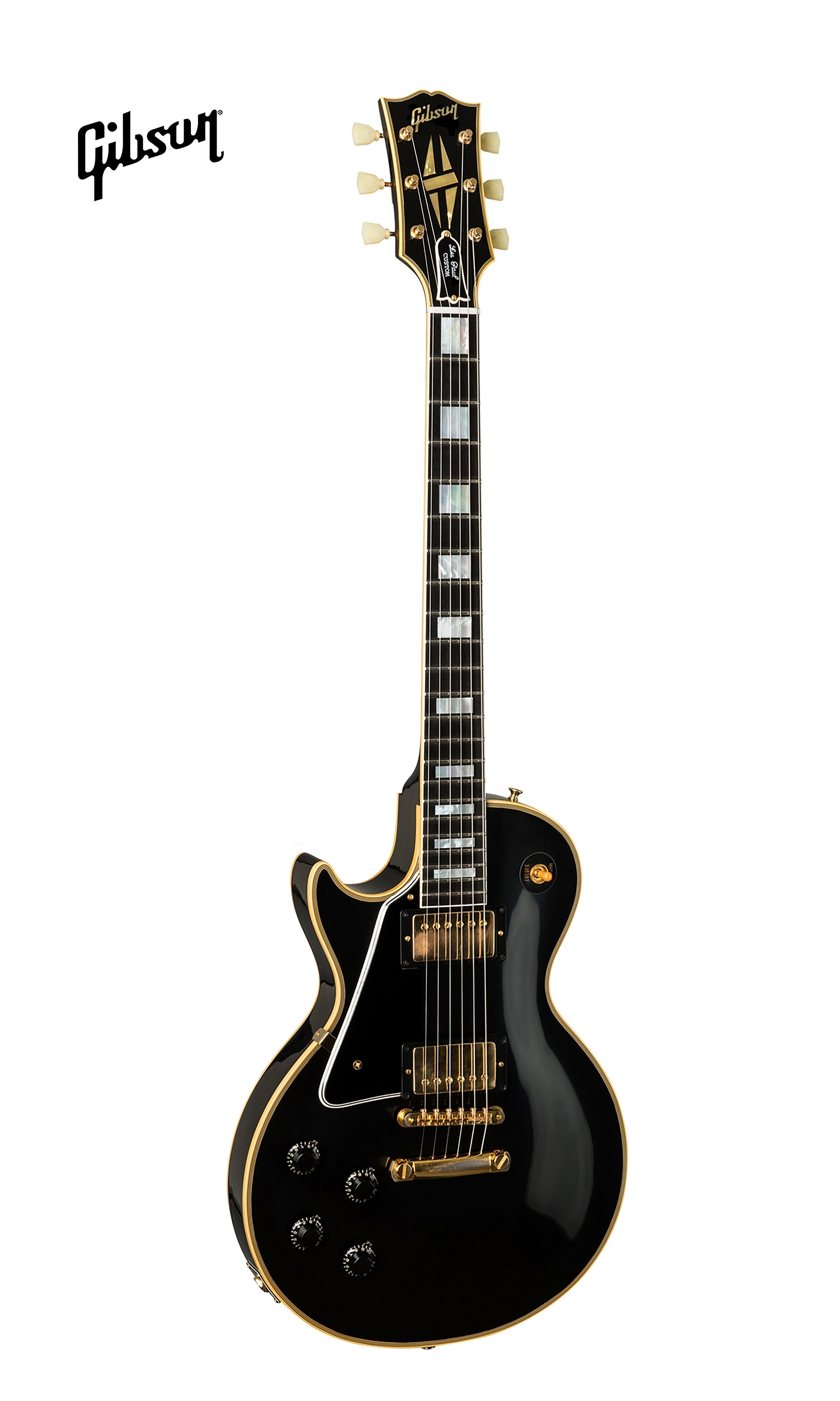 GIBSON 1957 LES PAUL CUSTOM REISSUE 2-PICKUP VOS LEFT-HANDED ELECTRIC GUITAR - EBONY
