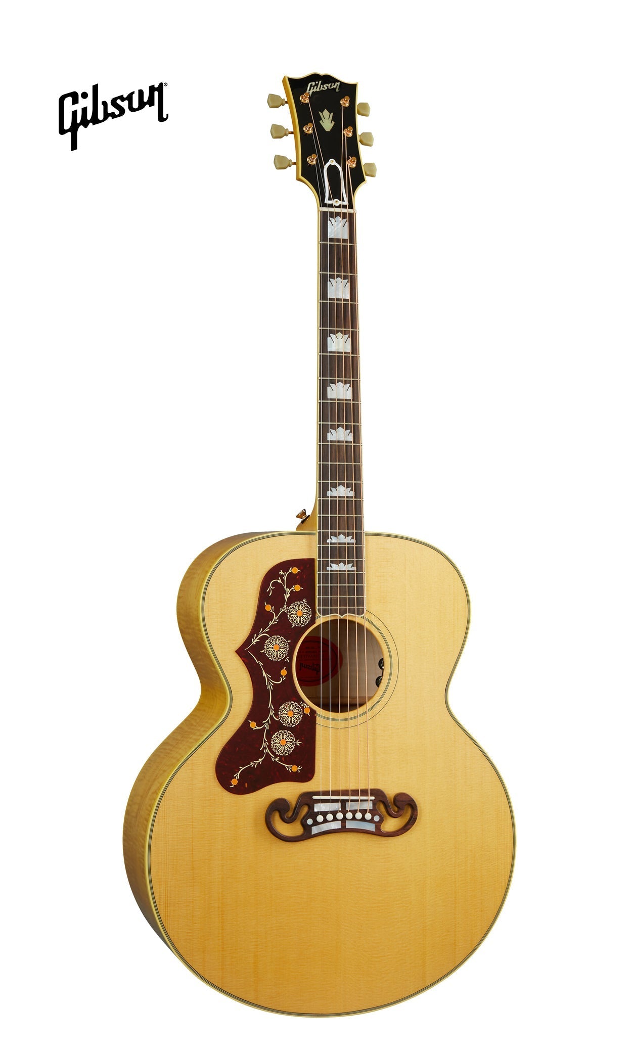 GIBSON SJ-200 ORIGINAL LEFT-HANDED ACOUSTIC GUITAR - ANTIQUE NATURAL