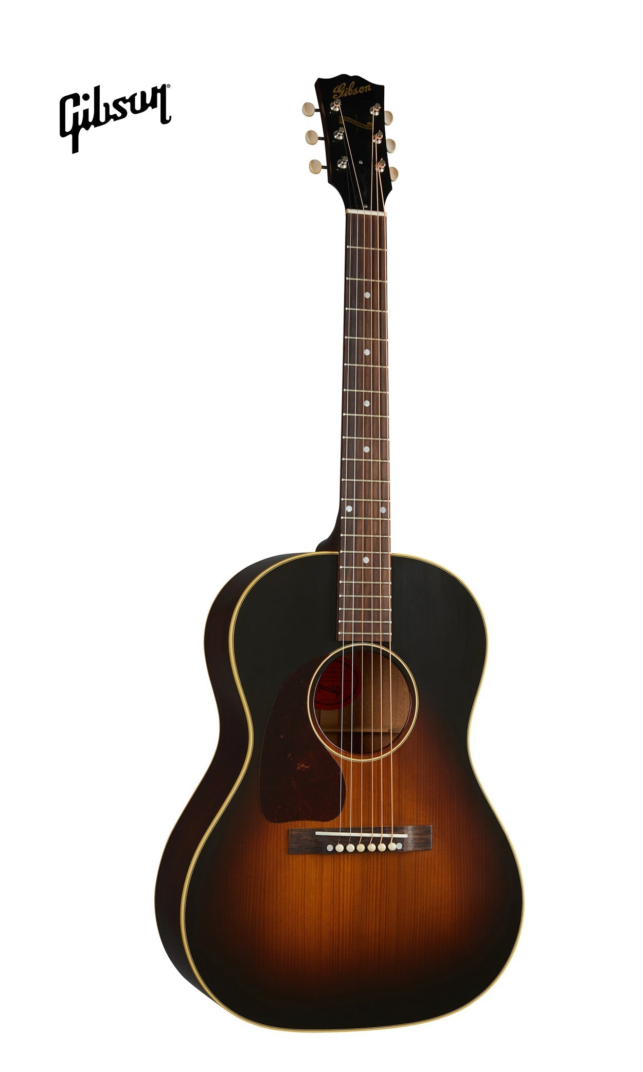 GIBSON 1942 BANNER LG-2 LEFT-HANDED ACOUSTIC GUITAR - VINTAGE SUNBURST