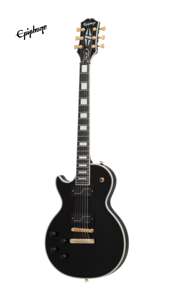 Epiphone Matt Heafy Les Paul Custom Origins Left-Handed Electric Guitar, Case Included - Ebony