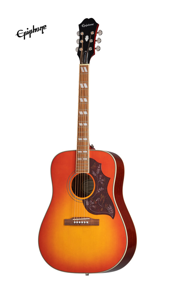 Epiphone Hummingbird Studio Acoustic-Electric Guitar - Faded Cherry Sunburst