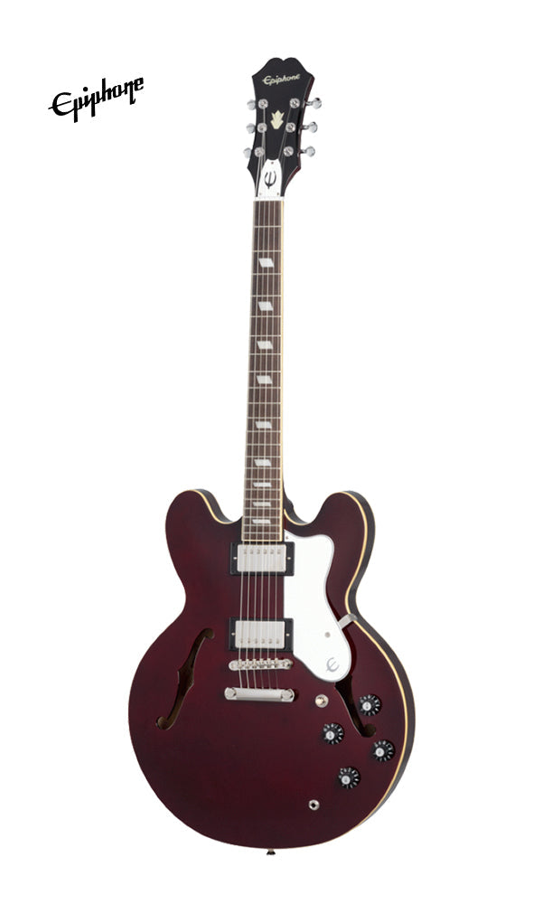 Epiphone Noel Gallagher Riviera Semi-Hollowbody Electric Guitar, Case Included - Dark Red Wine