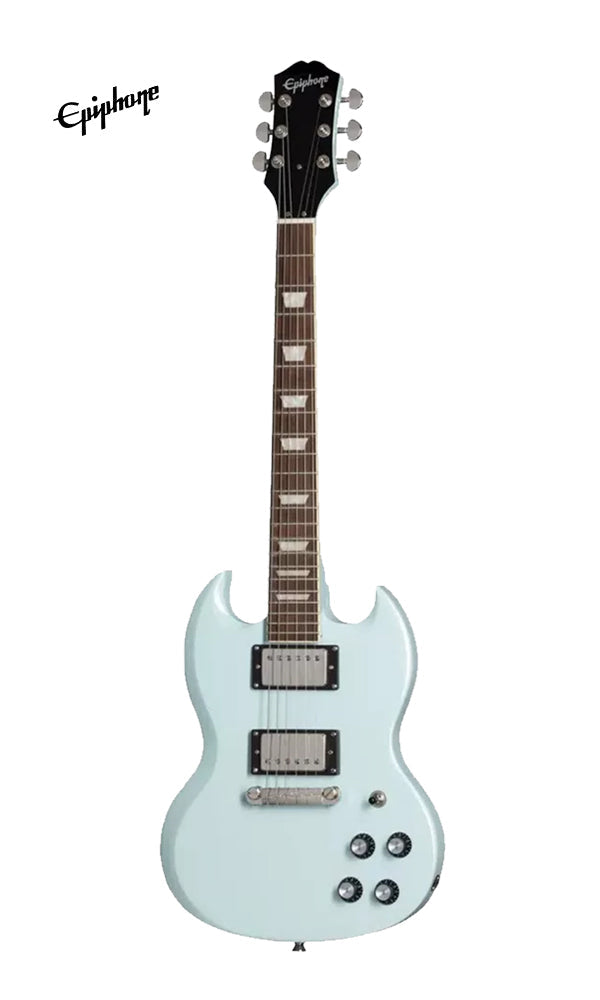 Epiphone Power Players SG Electric Guitar - Ice Blue (Gig Bag, Cable, Picks Included)