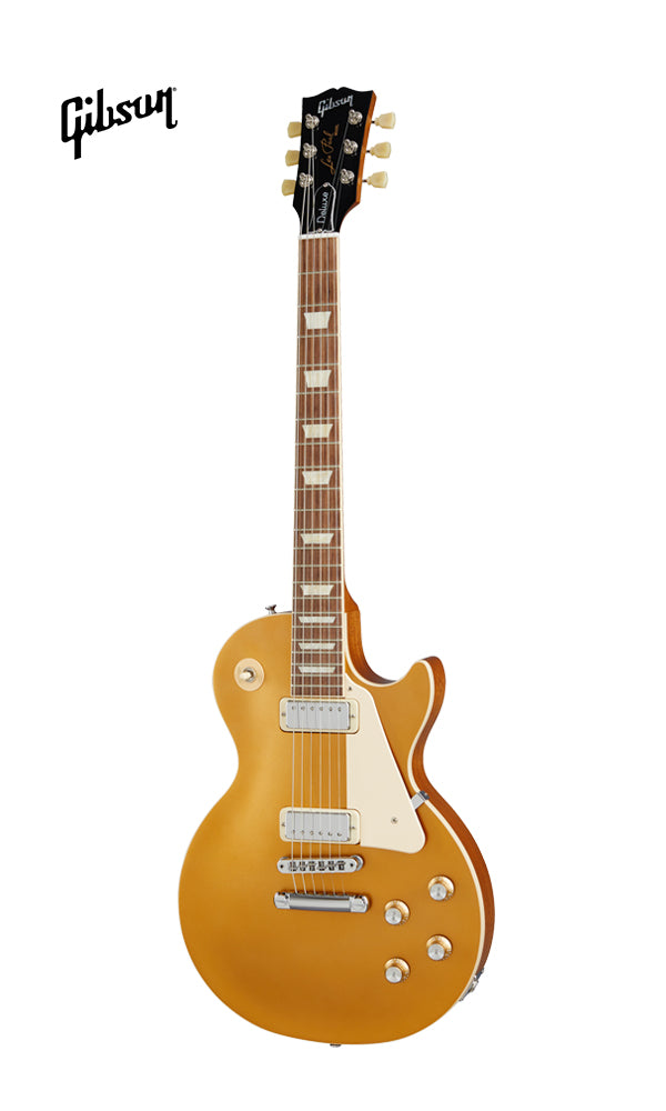GIBSON LES PAUL DELUXE 70S ELECTRIC GUITAR - GOLD TOP