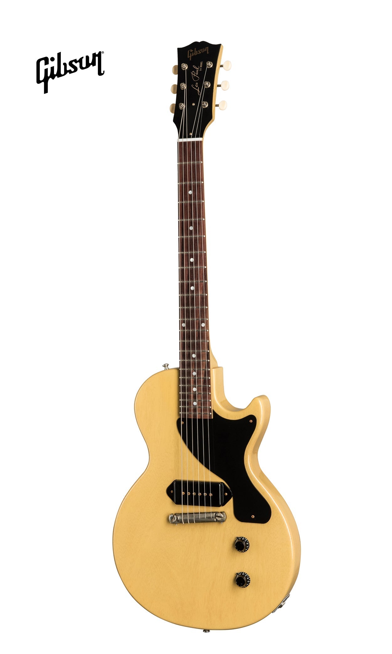 GIBSON 1957 LES PAUL JUNIOR SINGLE CUT REISSUE VOS ELECTRIC GUITAR - TV YELLOW