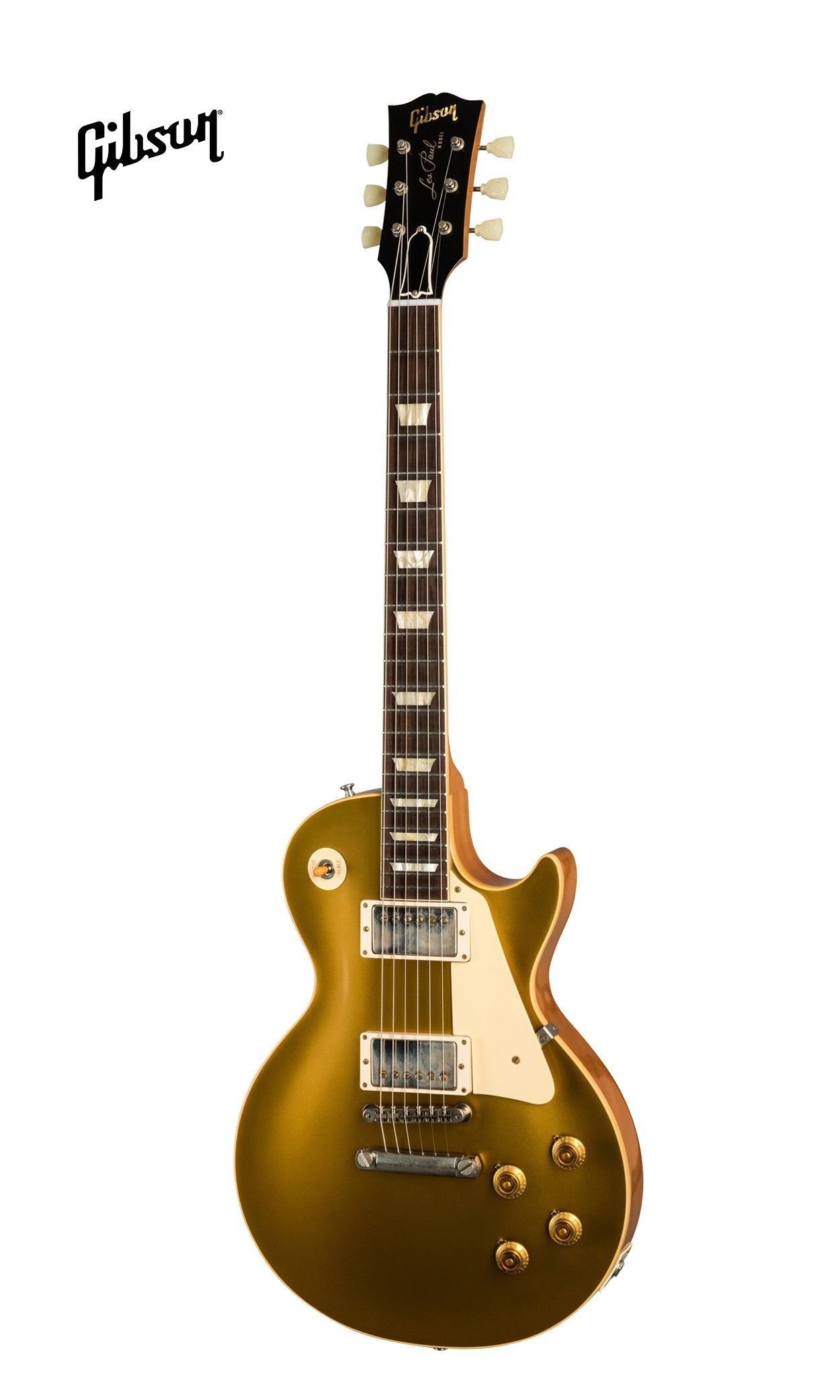 GIBSON 1957 LES PAUL GOLDTOP REISSUE VOS ELECTRIC GUITAR - DOUBLE GOLD