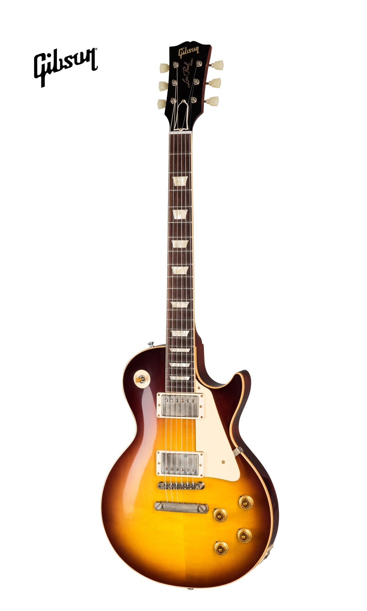 GIBSON 1958 LES PAUL STANDARD REISSUE VOS ELECTRIC GUITAR - BOURBON BURST