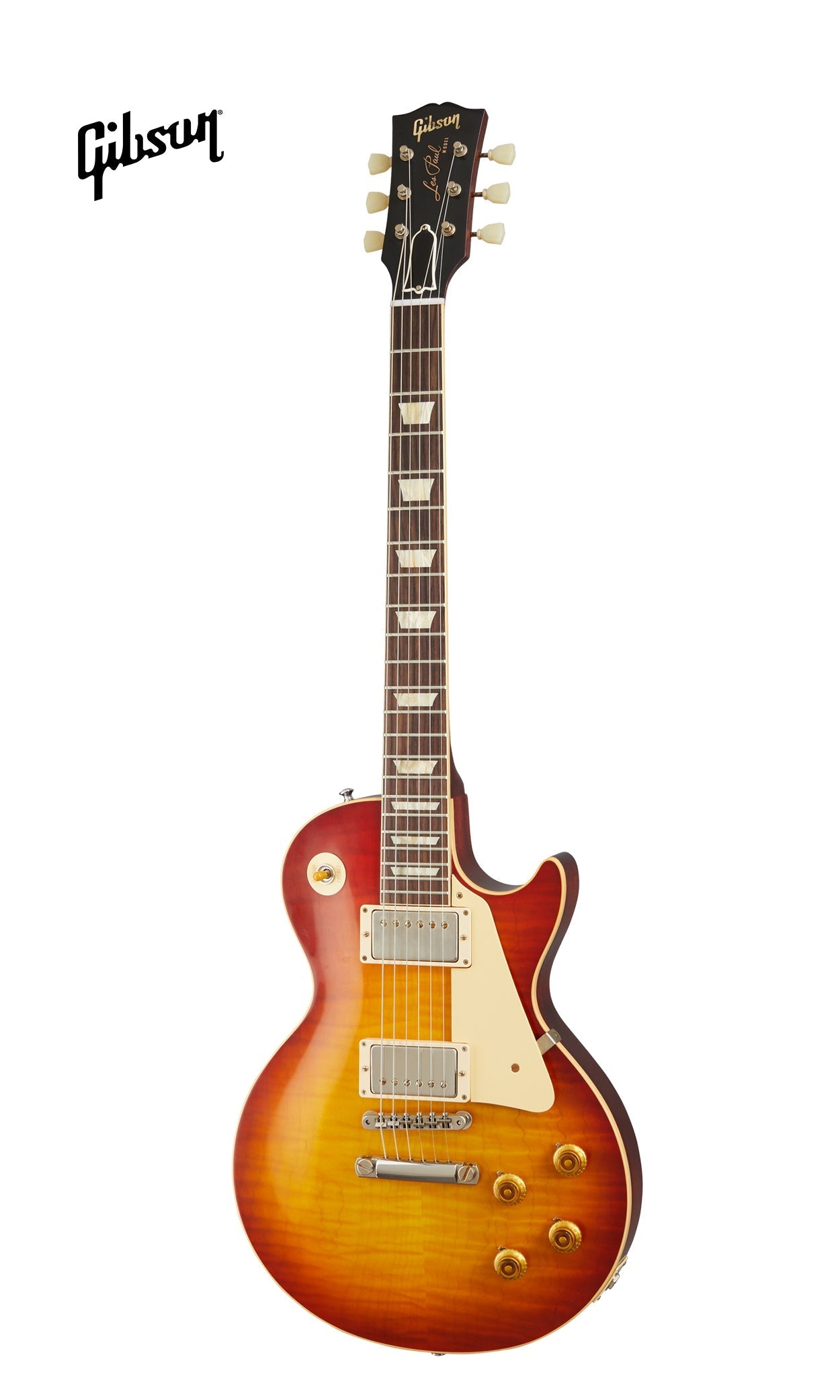GIBSON 1959 LES PAUL STANDARD REISSUE VOS ELECTRIC GUITAR - WASHED CHERRY SUNBURST