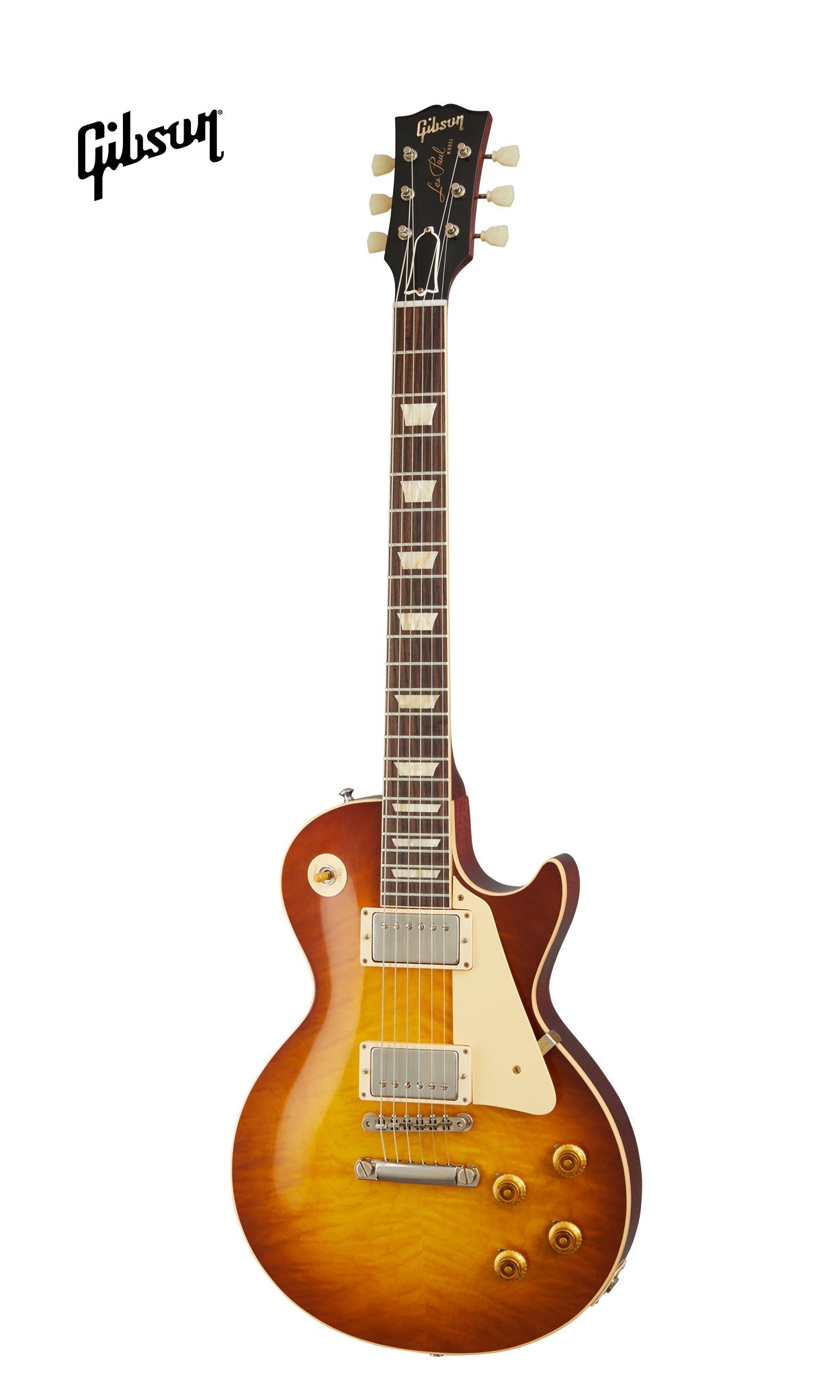 GIBSON 1959 LES PAUL STANDARD REISSUE VOS ELECTRIC GUITAR - ICED TEA BURST