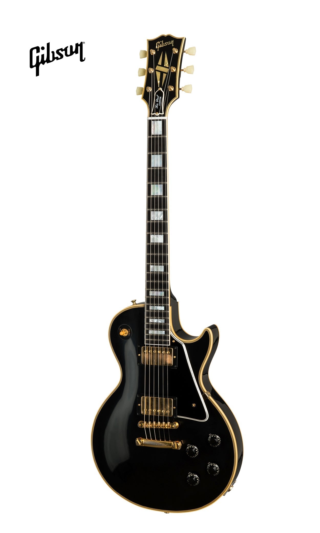GIBSON 1957 LES PAUL CUSTOM REISSUE 2-PICKUP VOS ELECTRIC GUITAR - EBONY