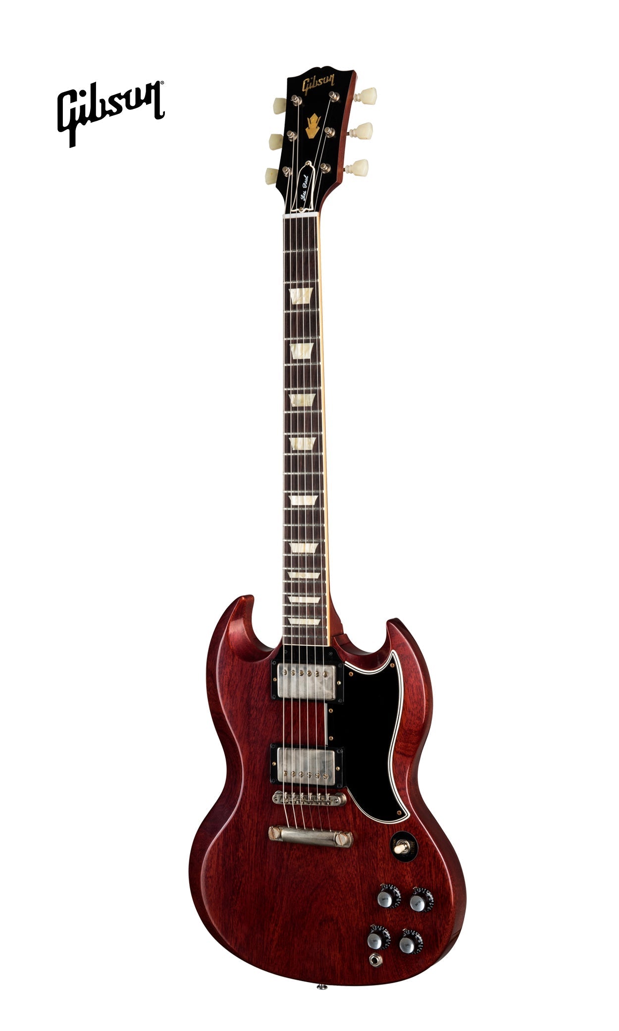 GIBSON 1961 LES PAUL SG STANDARD REISSUE STOPBAR VOS ELECTRIC GUITAR - CHERRY RED