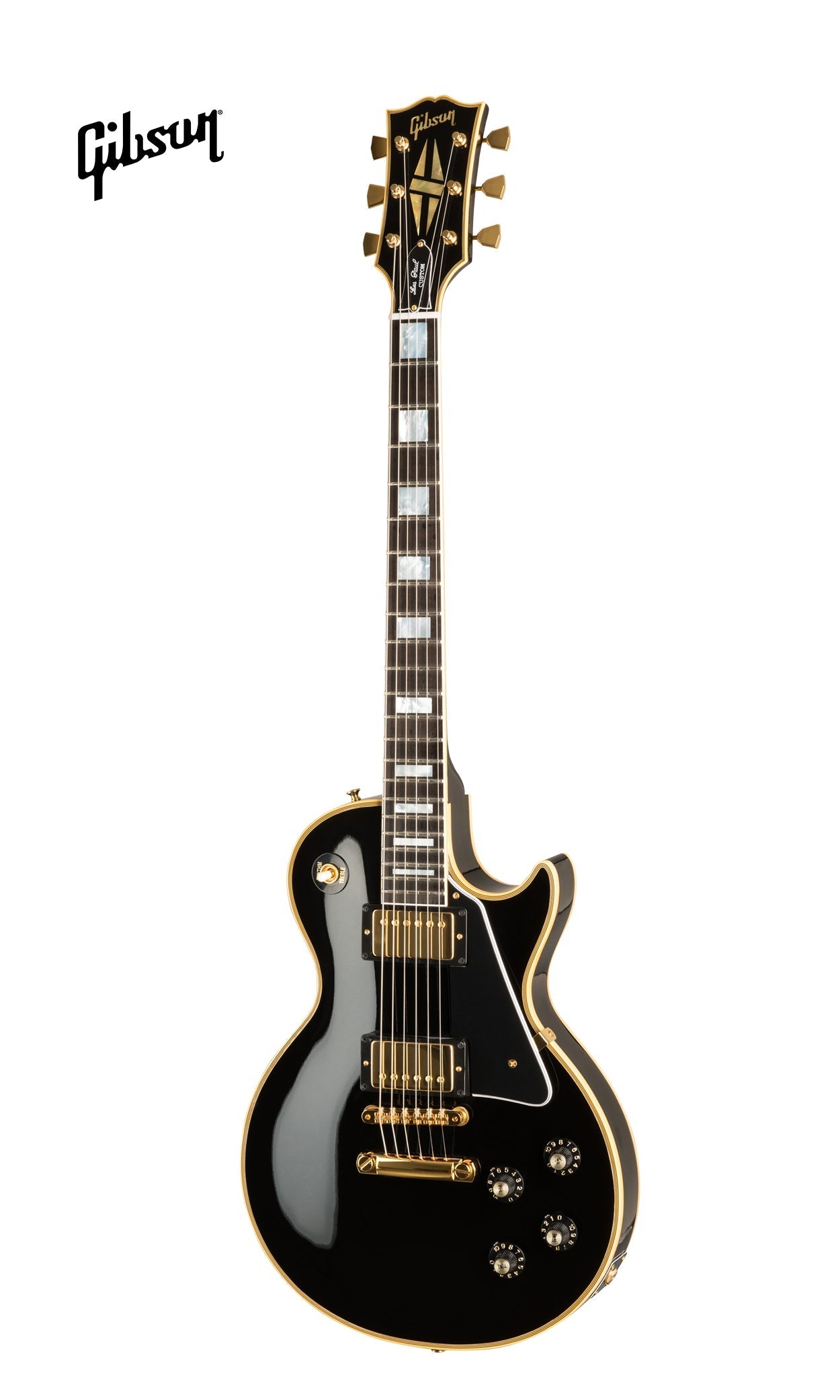 GIBSON 1968 LES PAUL CUSTOM REISSUE ELECTRIC GUITAR - EBONY