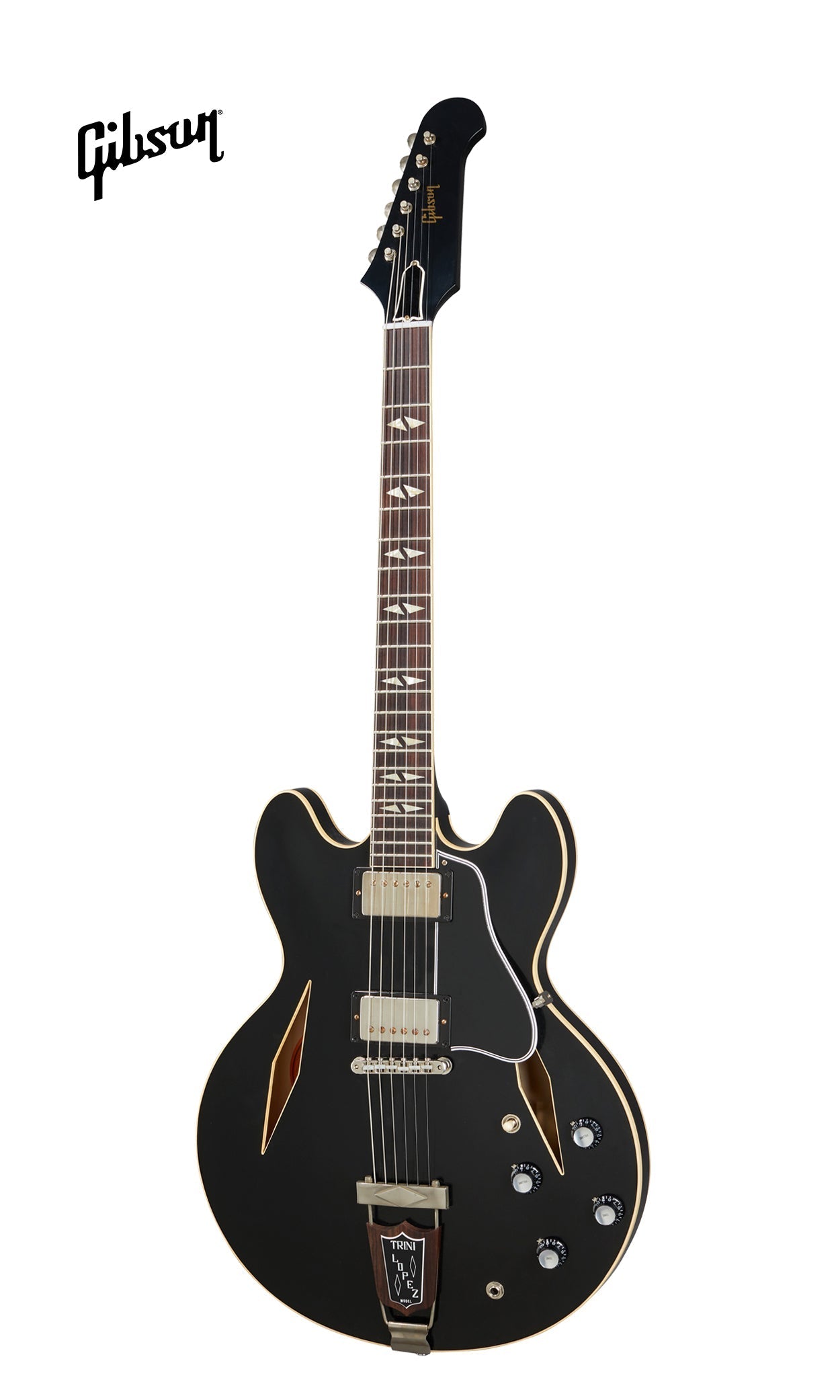 GIBSON 1964 TRINI LOPEZ STANDARD REISSUE VOS SEMI-HOLLOWBODY ELECTRIC GUITAR - EBONY