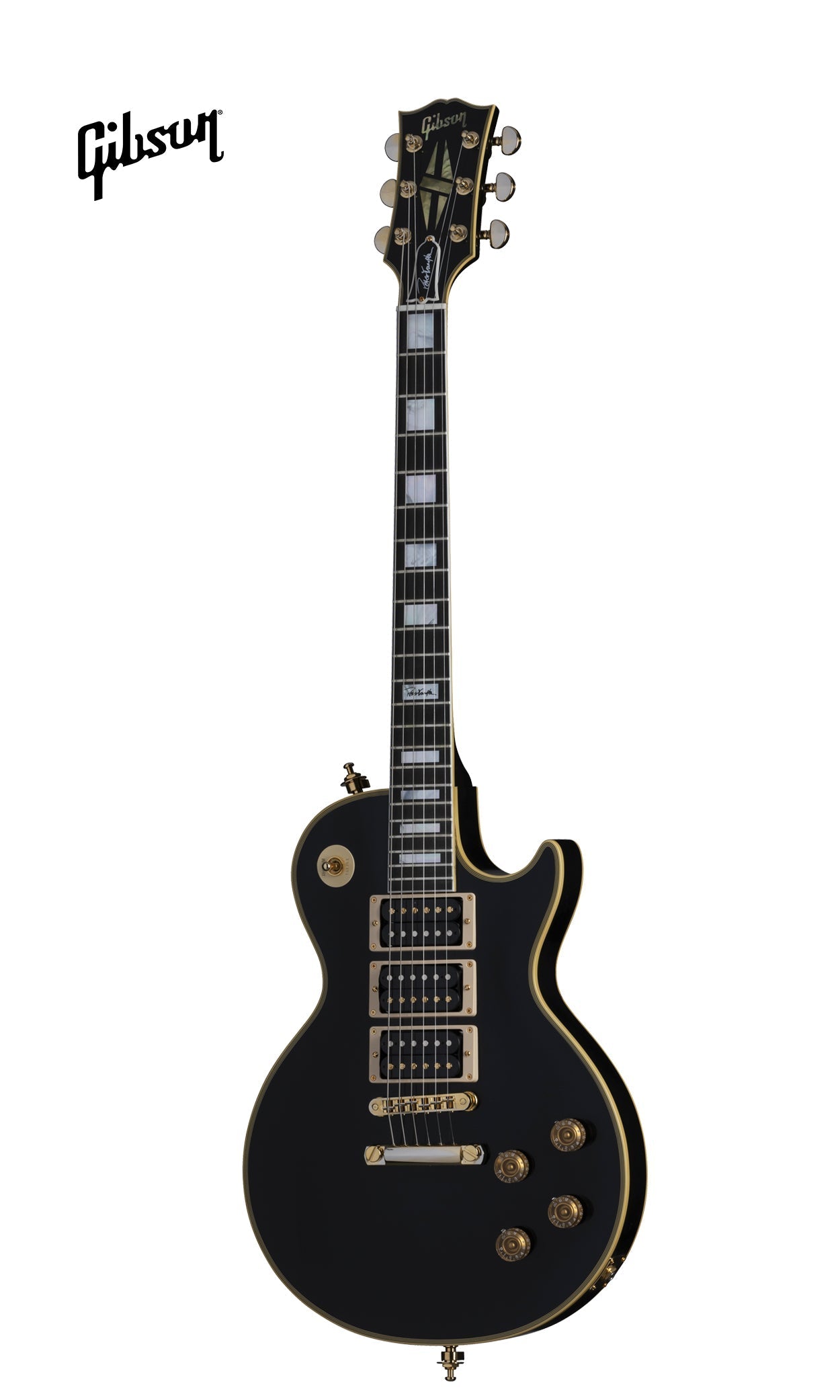 GIBSON PETER FRAMPTON "PHENIX" INSPIRED LES PAUL CUSTOM VOS ELECTRIC GUITAR - EBONY