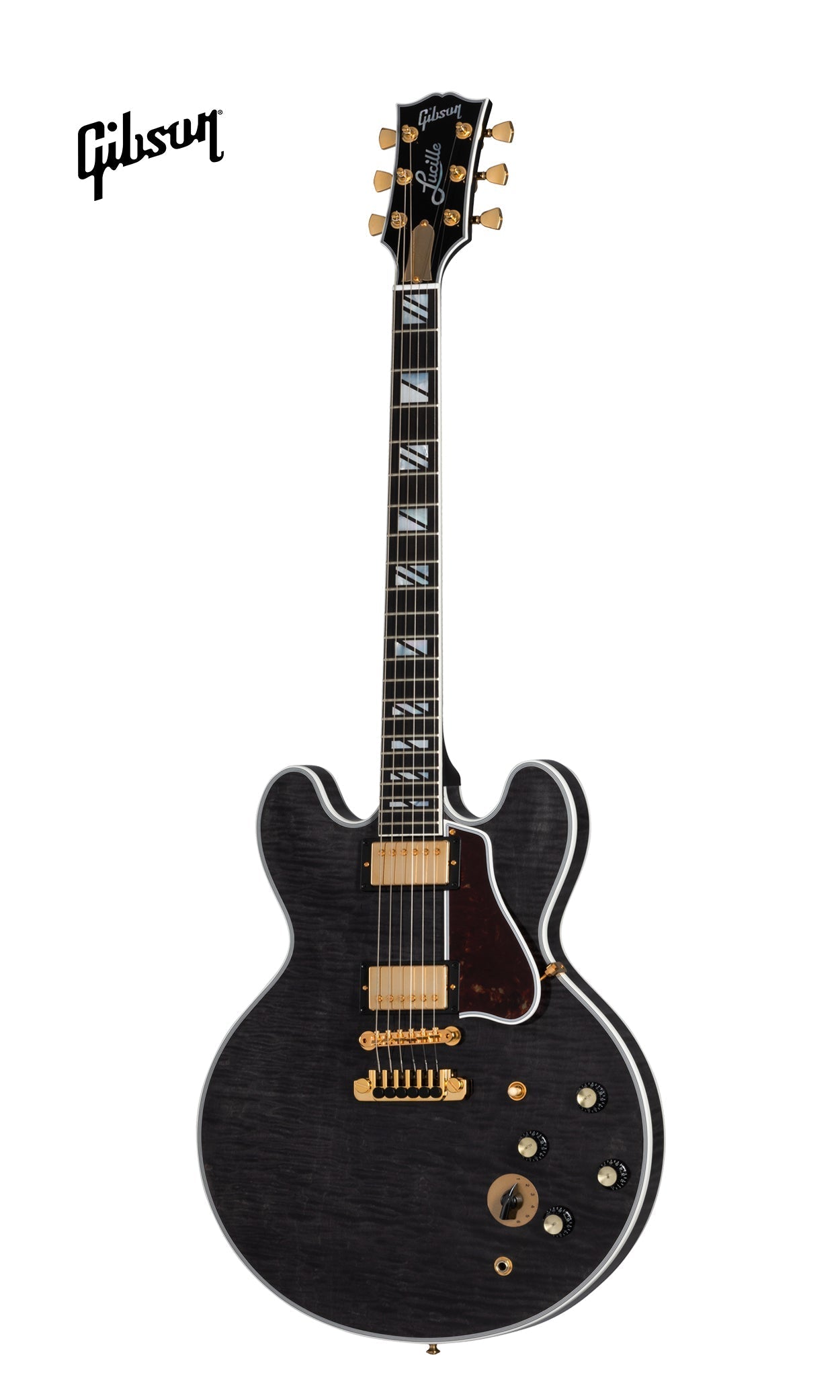 GIBSON B.B. KING LUCILLE LEGACY ELECTRIC GUITAR - TRANSPARENT EBONY