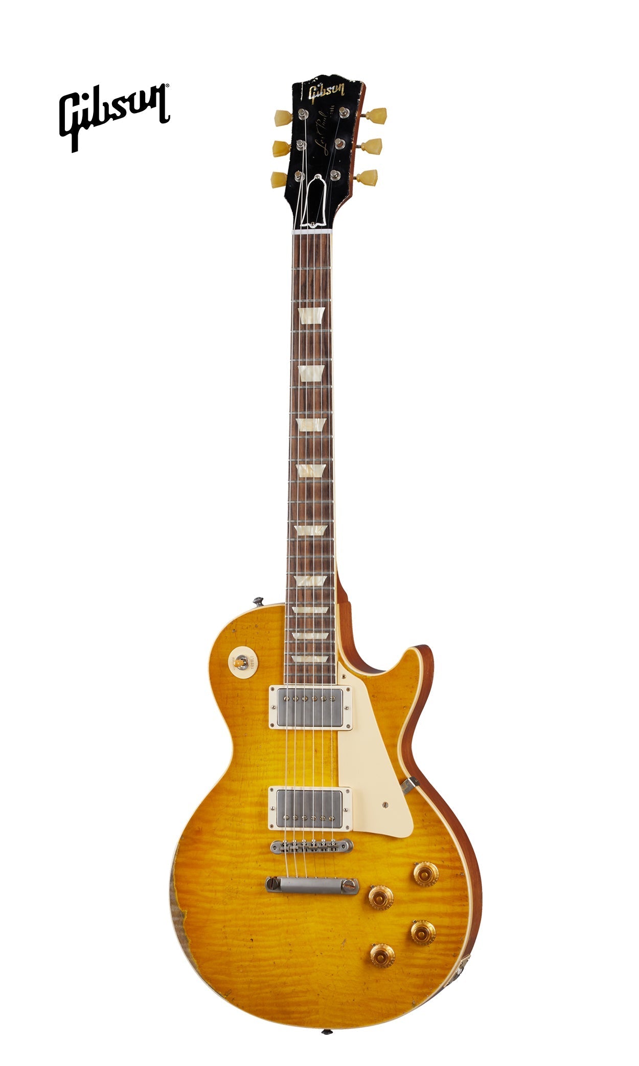 GIBSON 1959 LES PAUL STANDARD REISSUE ULTRA HEAVY AGED ELECTRIC GUITAR - LEMON BURST