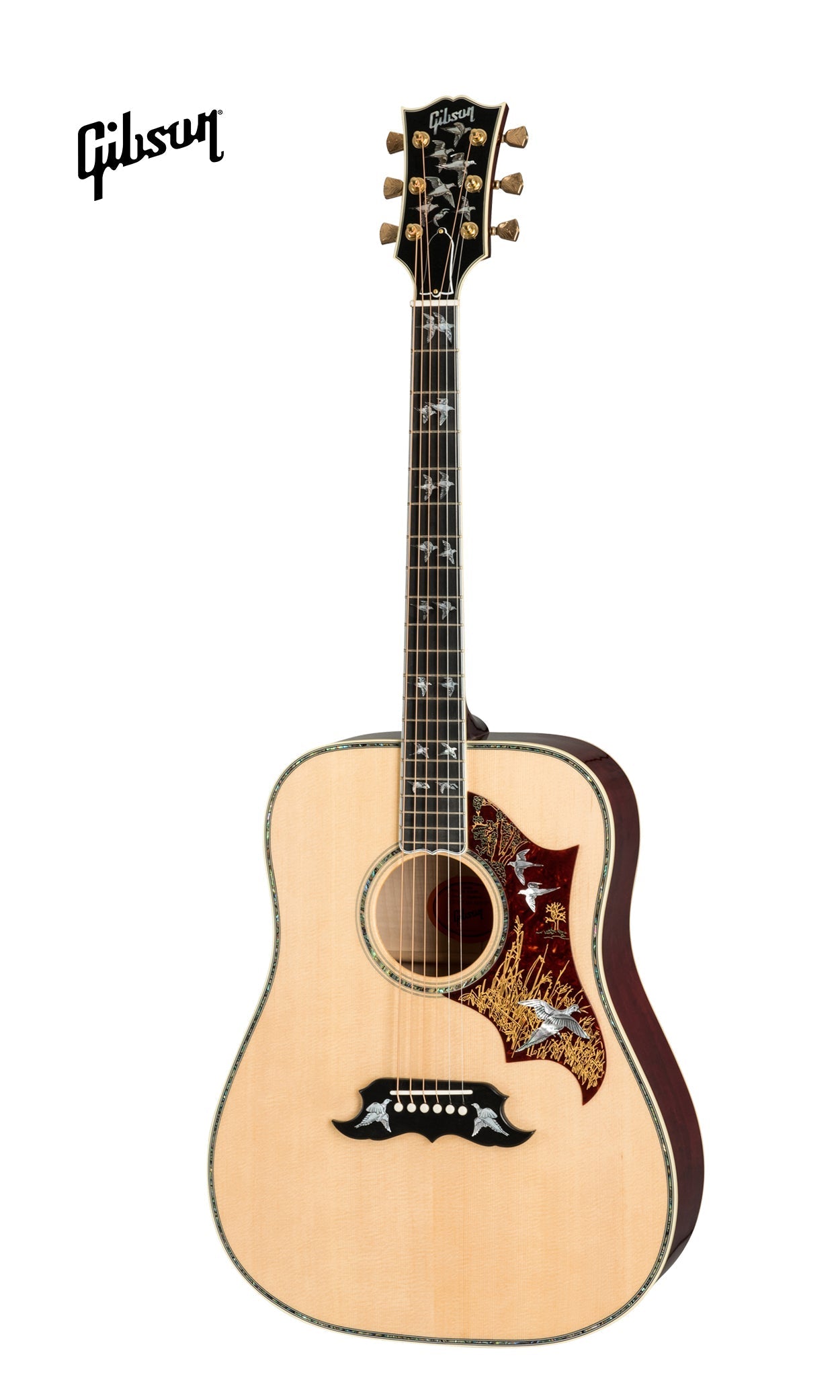 GIBSON DOVES IN FLIGHT ACOUSTIC GUITAR - ANTIQUE NATURAL