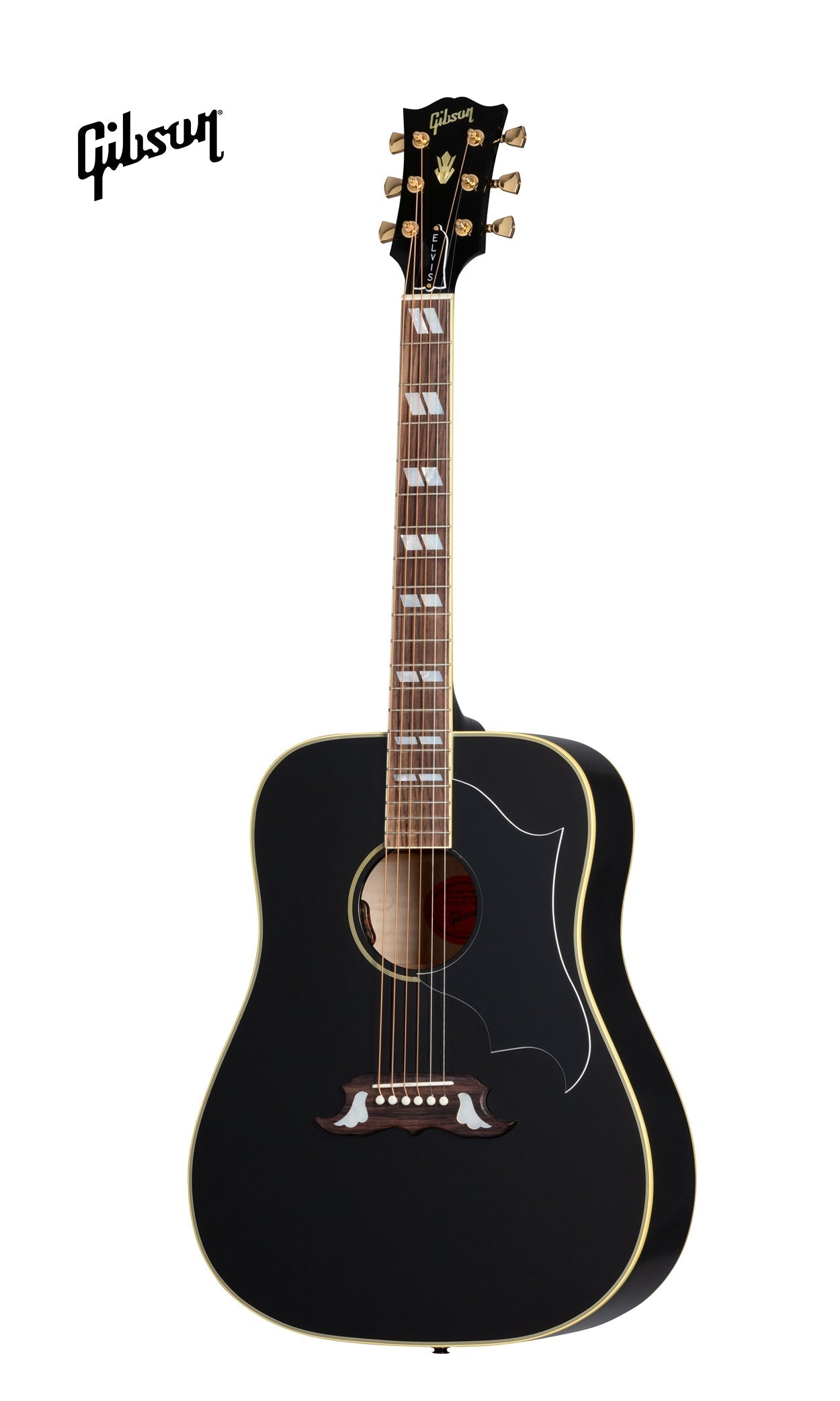 GIBSON ELVIS DOVE ACOUSTIC-ELECTRIC GUITAR - EBONY
