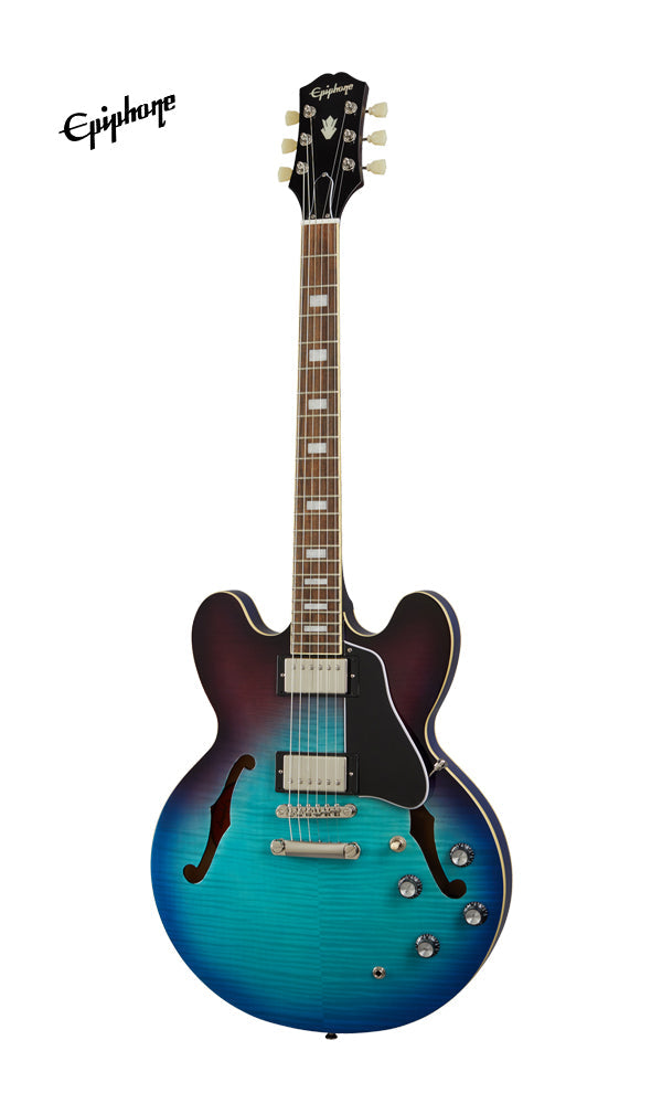 Epiphone ES-335 Figured Semi-Hollowbody Electric Guitar - Blueberry Burst