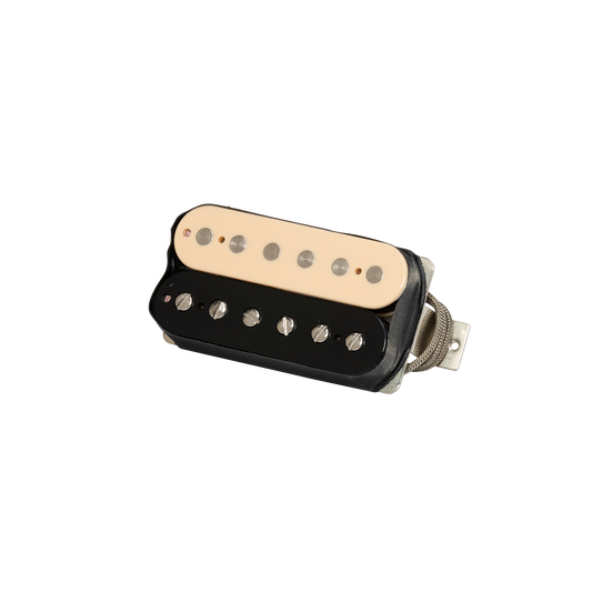 GIBSON ACCESSORIES CUSTOMBUCKER PLUS HUMBUCKER NECK/BRIDGE PICKUP - ZEBRA