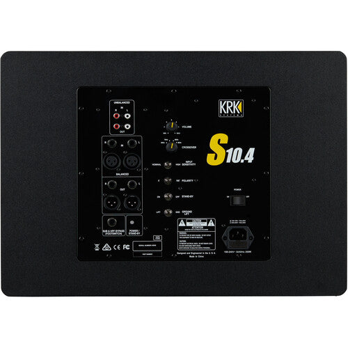 KRK S10.4 10" Powered Studio Subwoofer