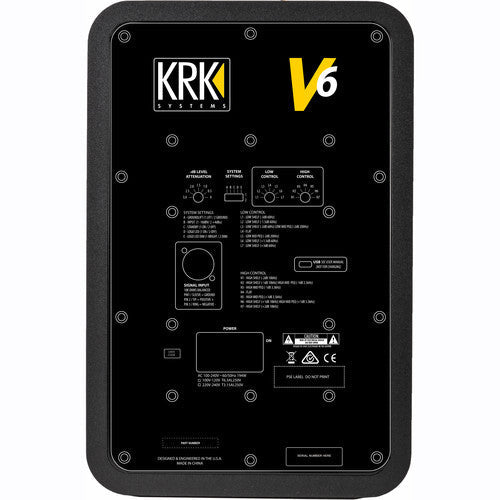 KRK V6 S4 6.5" Powered Studio Monitor (V6S4) - Pair