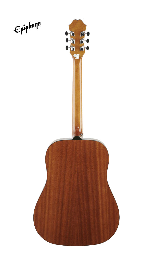 Epiphone DR-100 Dreadnought Left-Handed Acoustic Guitar - Natural (DR100)