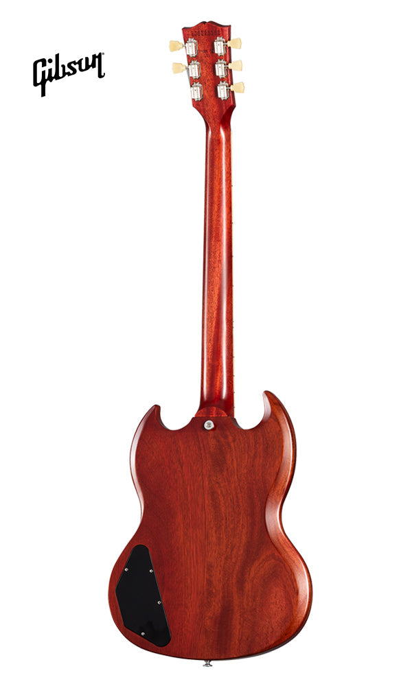 GIBSON SG STANDARD '61 FADED MAESTRO VIBROLA ELECTRIC GUITAR - VINTAGE CHERRY SATIN