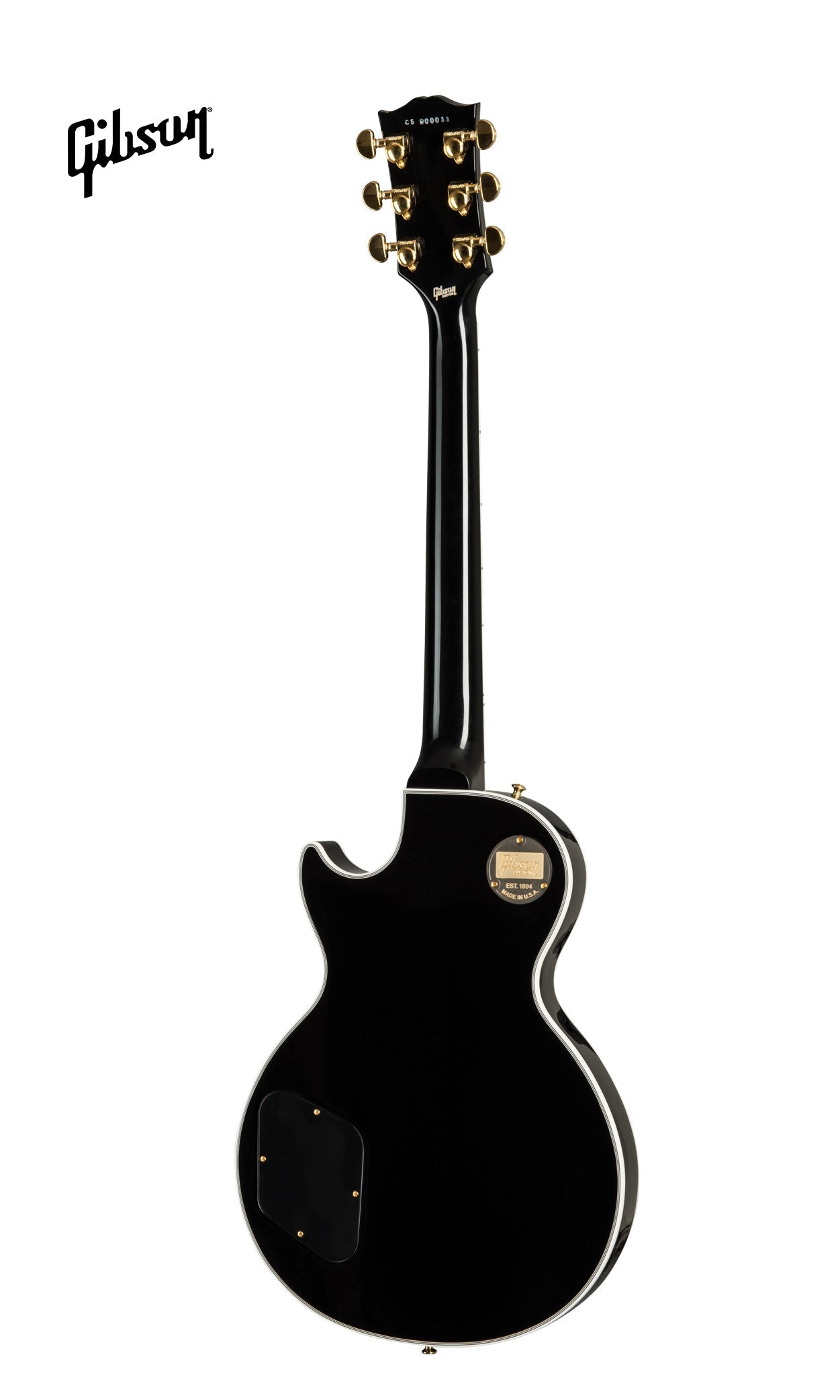 GIBSON LES PAUL CUSTOM ELECTRIC GUITAR WITH EBONY FINGERBOARD - EBONY