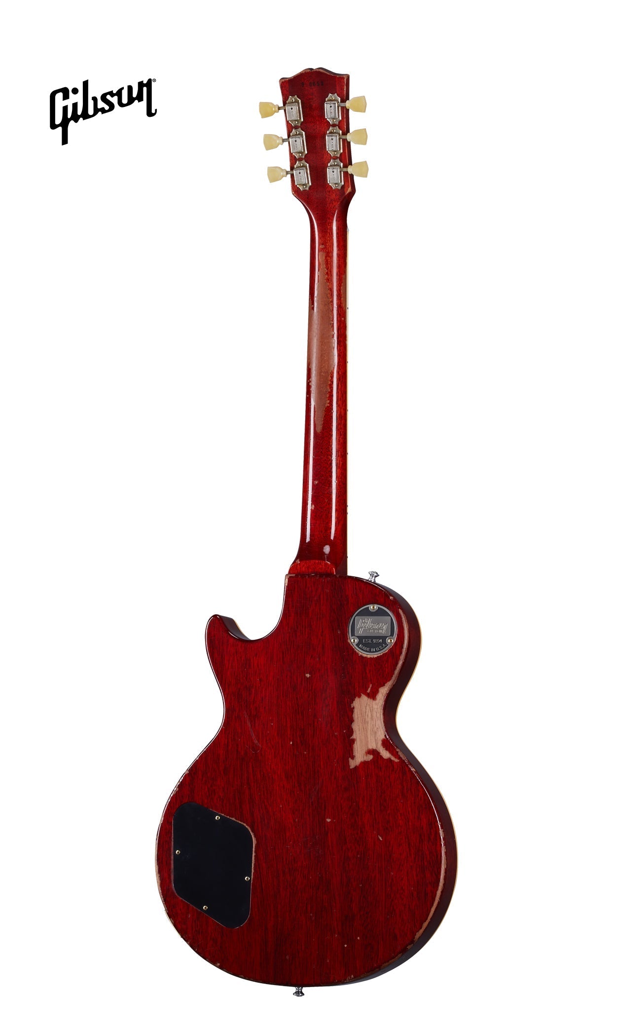 GIBSON 1959 LES PAUL STANDARD REISSUE HEAVY AGED ELECTRIC GUITAR - GOLDEN POPPY BURST