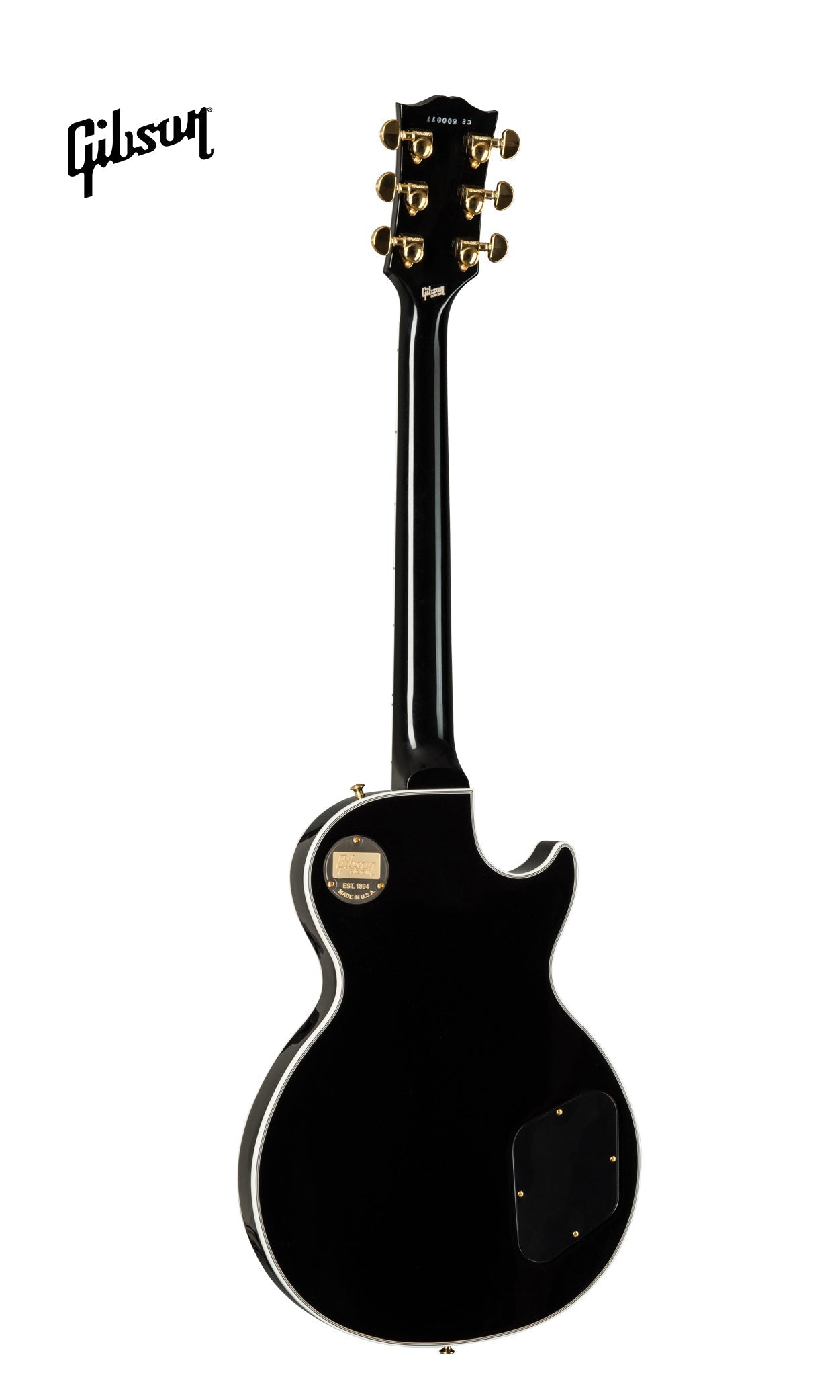 GIBSON LES PAUL CUSTOM LEFT-HANDED ELECTRIC GUITAR WITH EBONY FINGERBOARD - EBONY