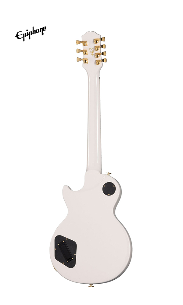 Epiphone Matt Heafy Les Paul Custom Origins 7-String Electric Guitar, Case Included - Bone White