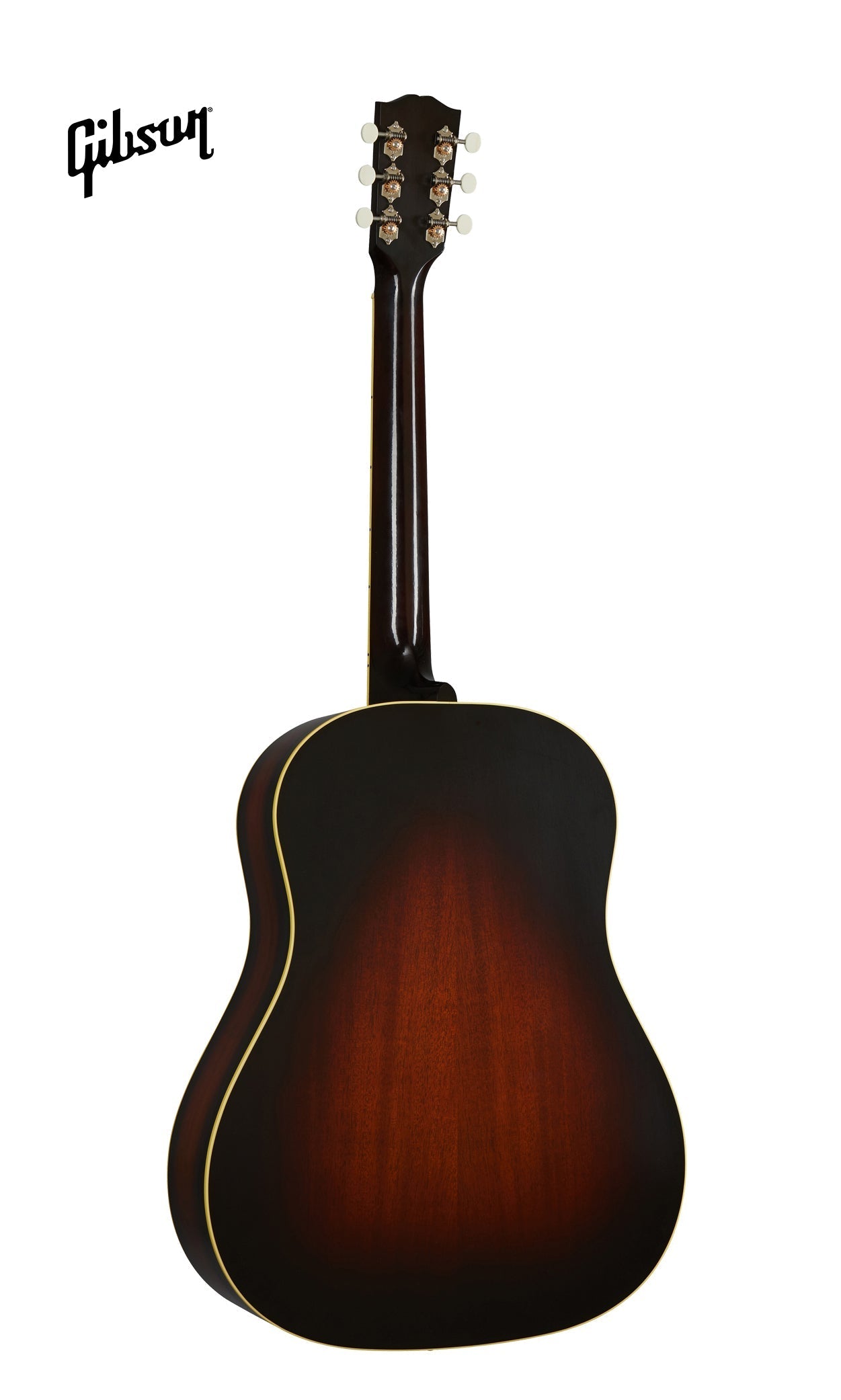 GIBSON 1934 JUMBO LEFT-HANDED ACOUSTIC GUITAR - VINTAGE SUNBURST