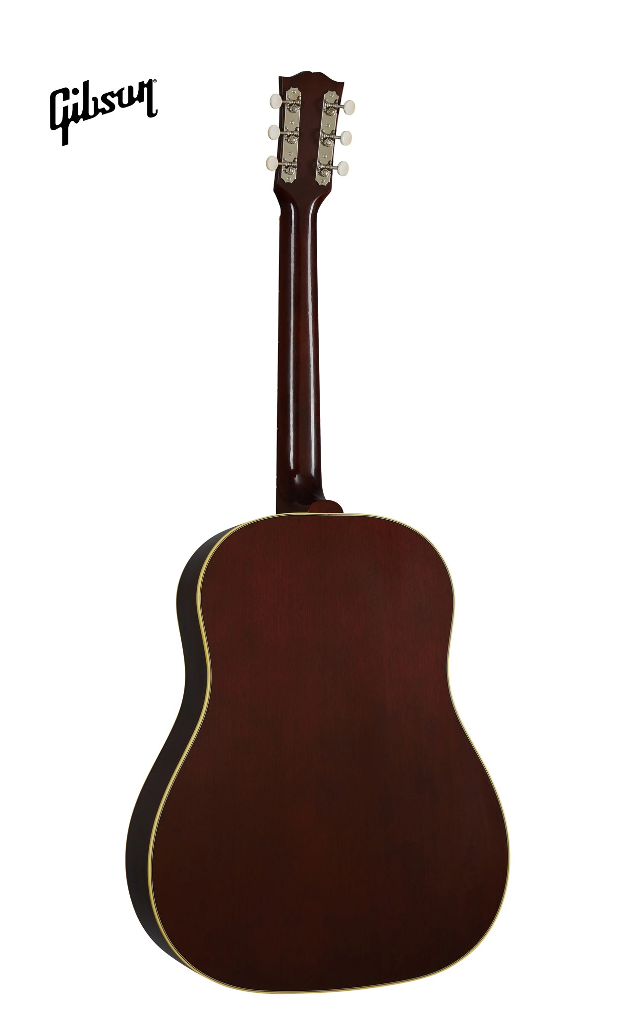 GIBSON 1942 BANNER J-45 LEFT-HANDED ACOUSTIC GUITAR - VINTAGE SUNBURST