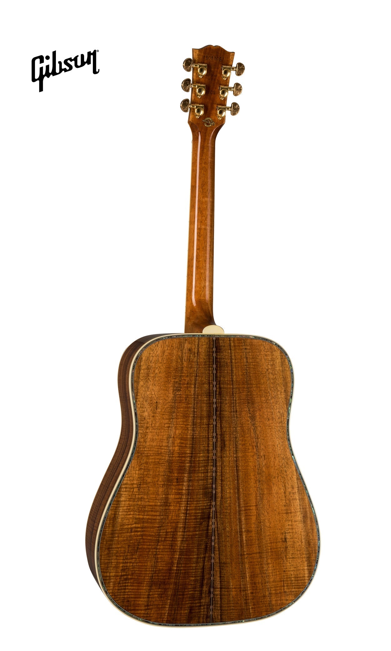 GIBSON HUMMINGBIRD CUSTOM KOA LEFT-HANDED ACOUSTIC GUITAR - ANTIQUE NATURAL