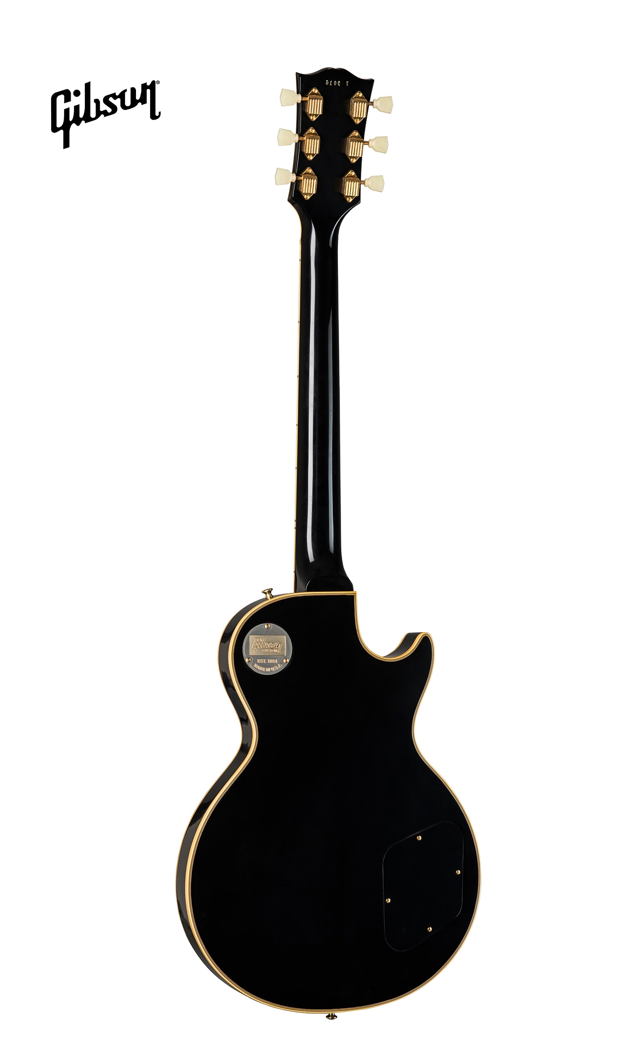 GIBSON 1957 LES PAUL CUSTOM REISSUE 3-PICKUP VOS LEFT-HANDED ELECTRIC GUITAR - EBONY