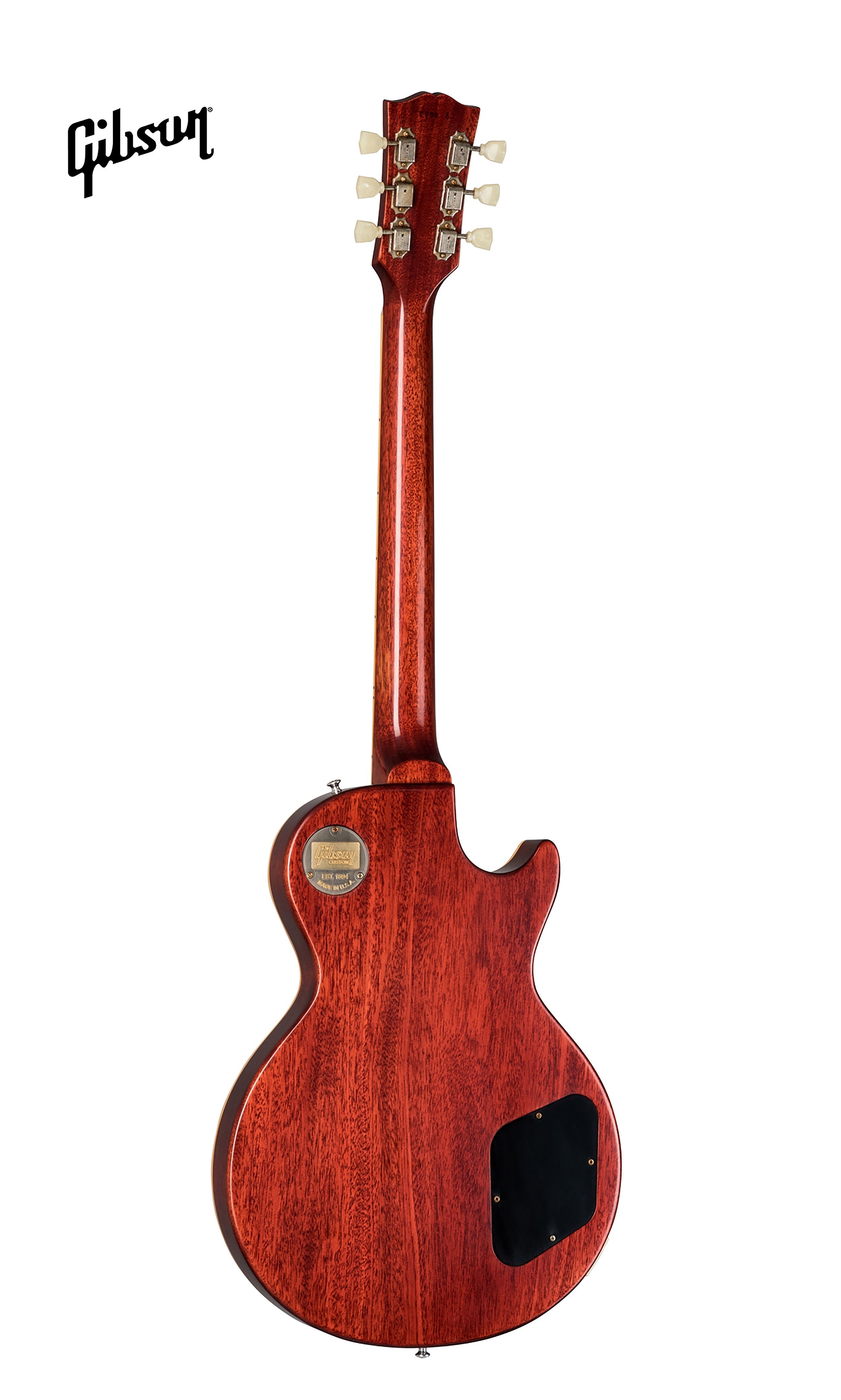GIBSON 1958 LES PAUL STANDARD REISSUE VOS LEFT-HANDED ELECTRIC GUITAR - ICED TEA BURST