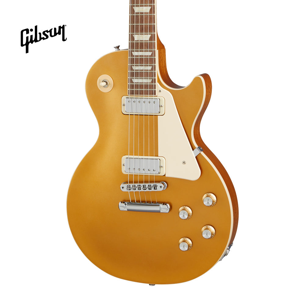 GIBSON LES PAUL DELUXE 70S ELECTRIC GUITAR - GOLD TOP