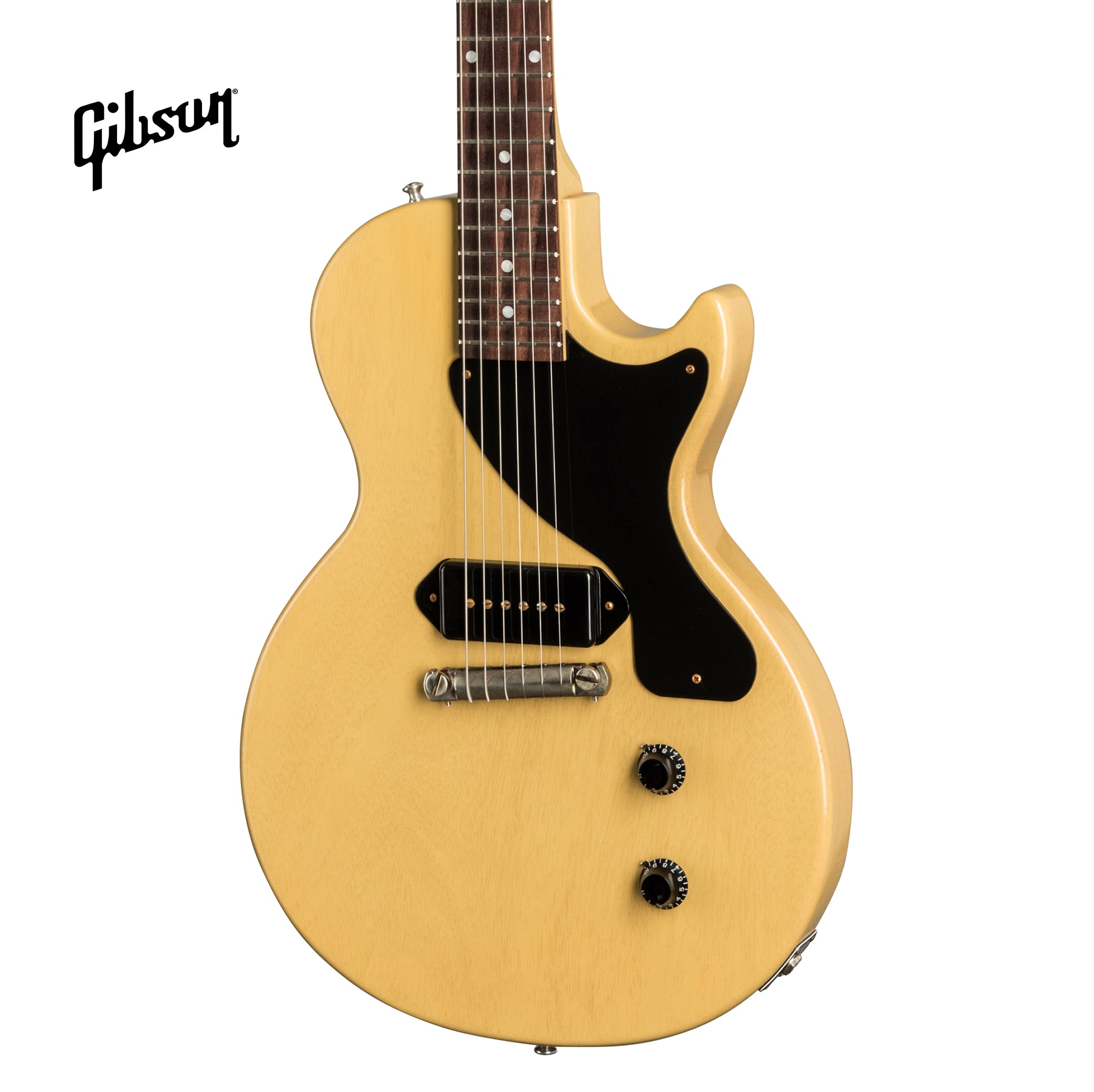 GIBSON 1957 LES PAUL JUNIOR SINGLE CUT REISSUE VOS ELECTRIC GUITAR - TV YELLOW