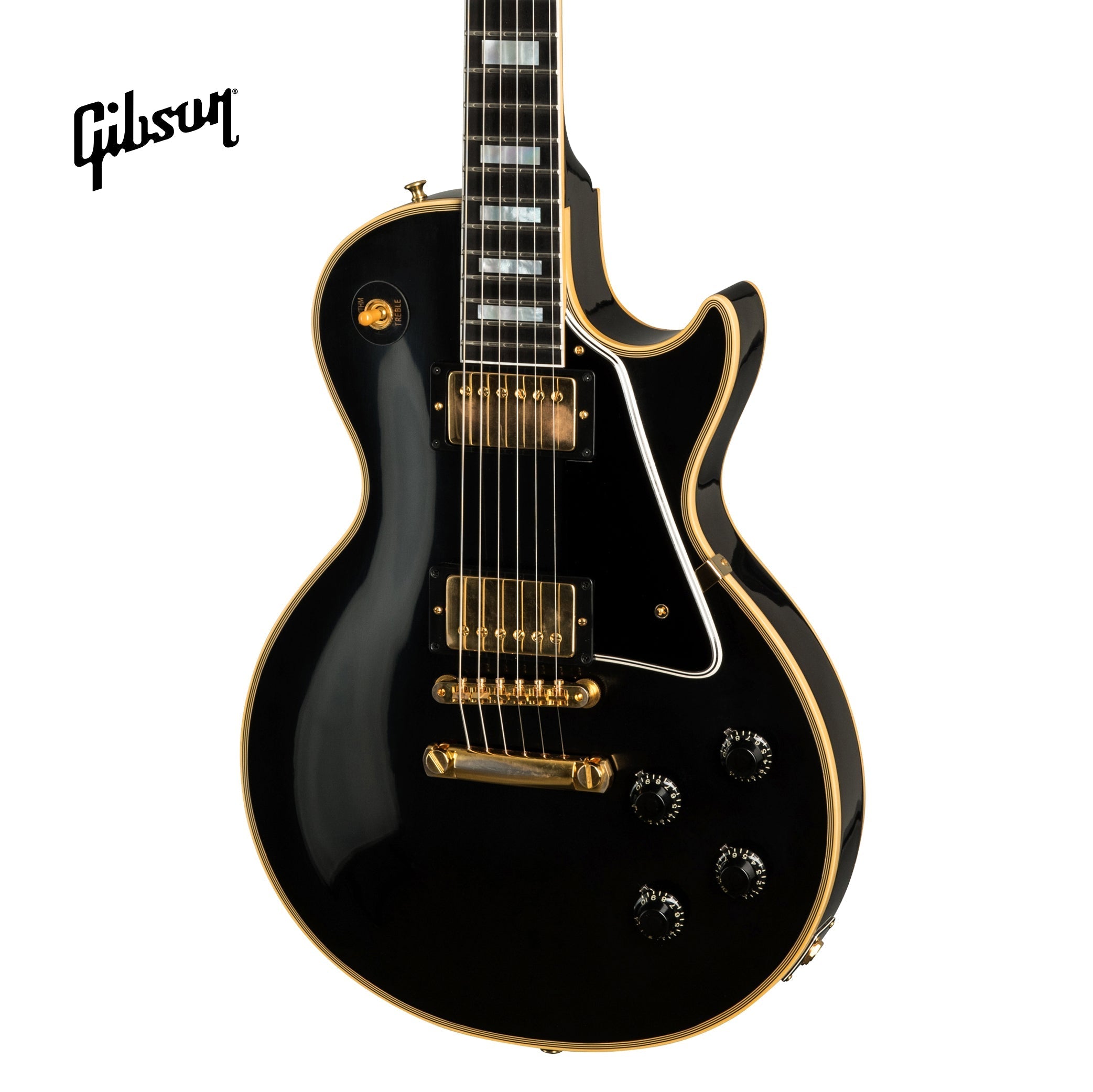 GIBSON 1957 LES PAUL CUSTOM REISSUE 2-PICKUP VOS ELECTRIC GUITAR - EBONY