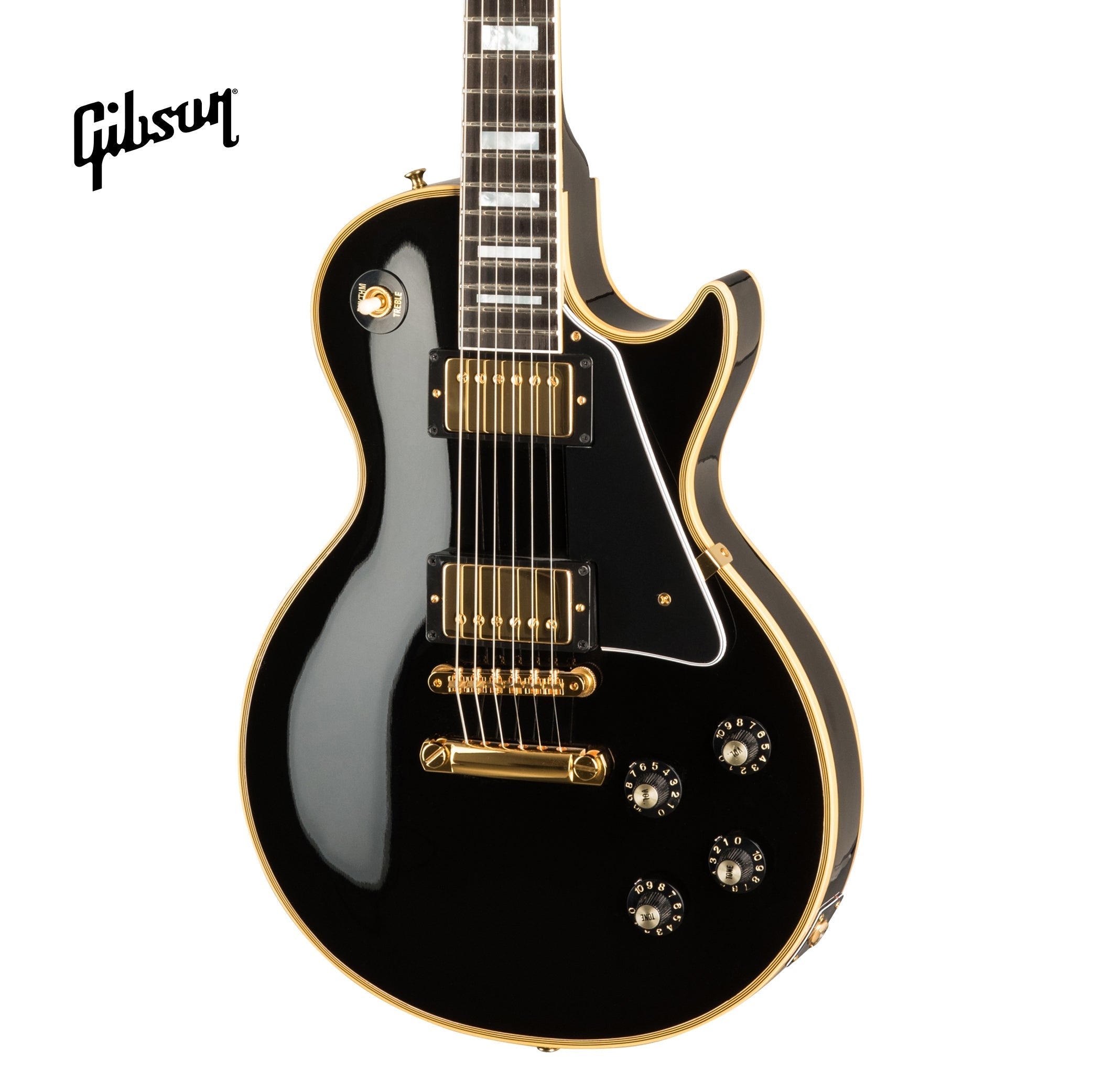 GIBSON 1968 LES PAUL CUSTOM REISSUE ELECTRIC GUITAR - EBONY