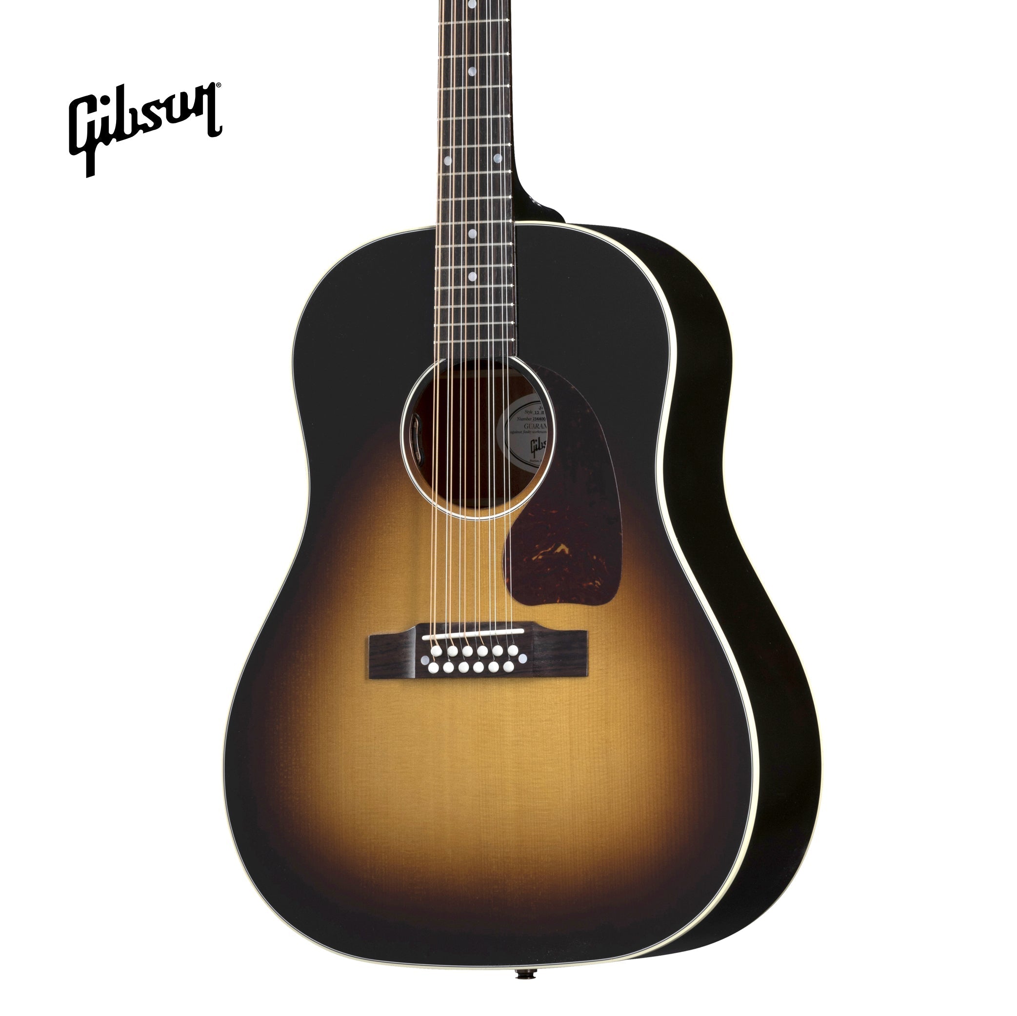 GIBSON J-45 STANDARD 12-STRING ACOUSTIC-ELECTRIC GUITAR - VINTAGE SUNBURST