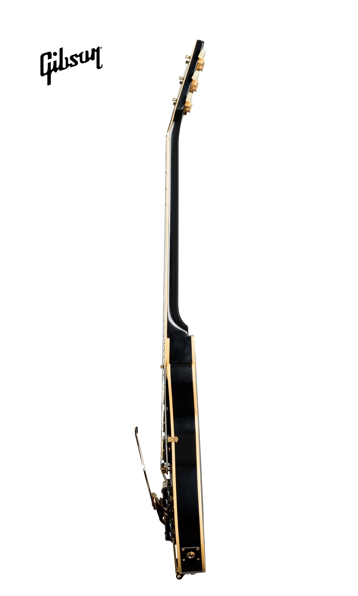 GIBSON 1957 LES PAUL CUSTOM REISSUE 3-PICKUP BIGSBY VOS ELECTRIC GUITAR - EBONY