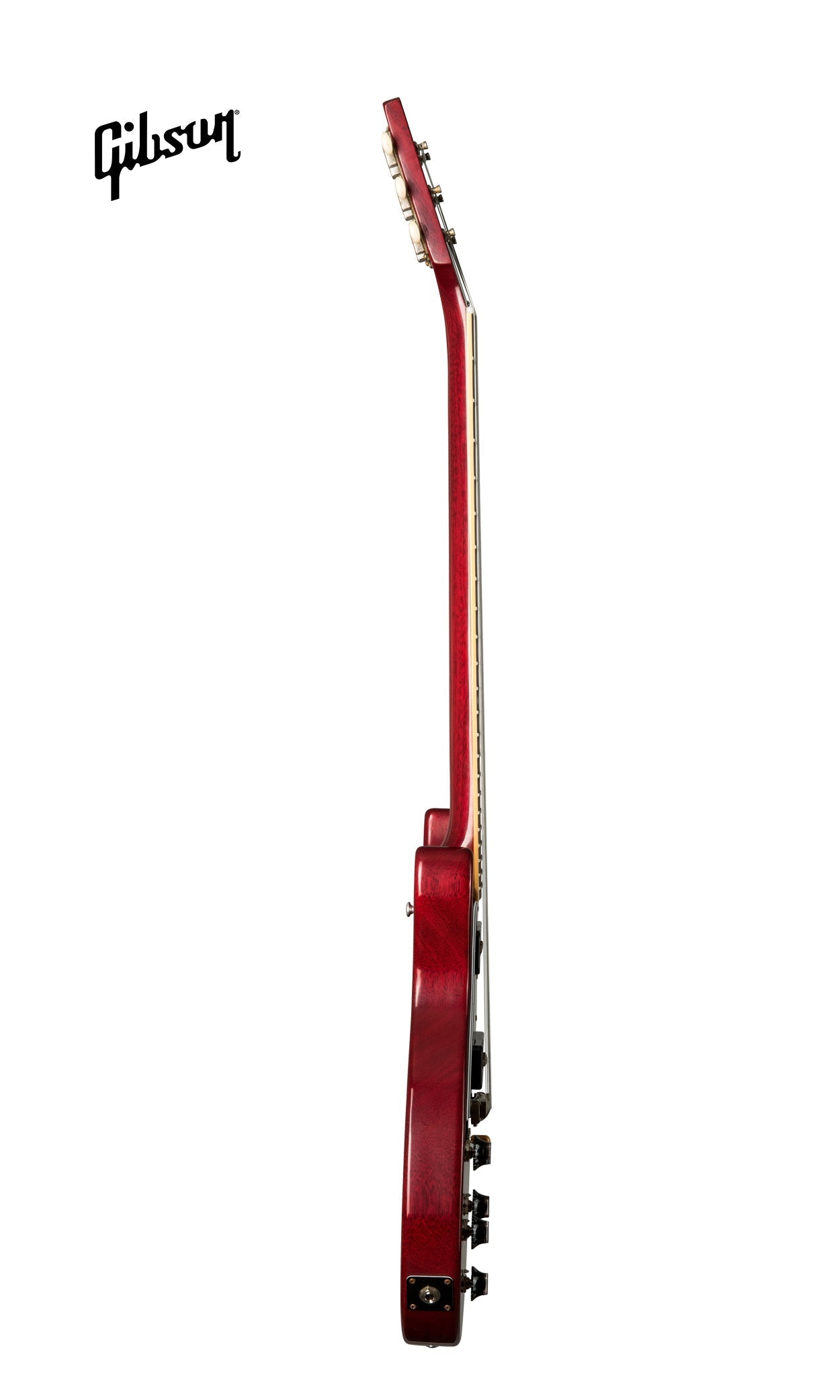 GIBSON 1960 LES PAUL SPECIAL DOUBLE CUT REISSUE VOS LEFT-HANDED ELECTRIC GUITAR - CHERRY RED