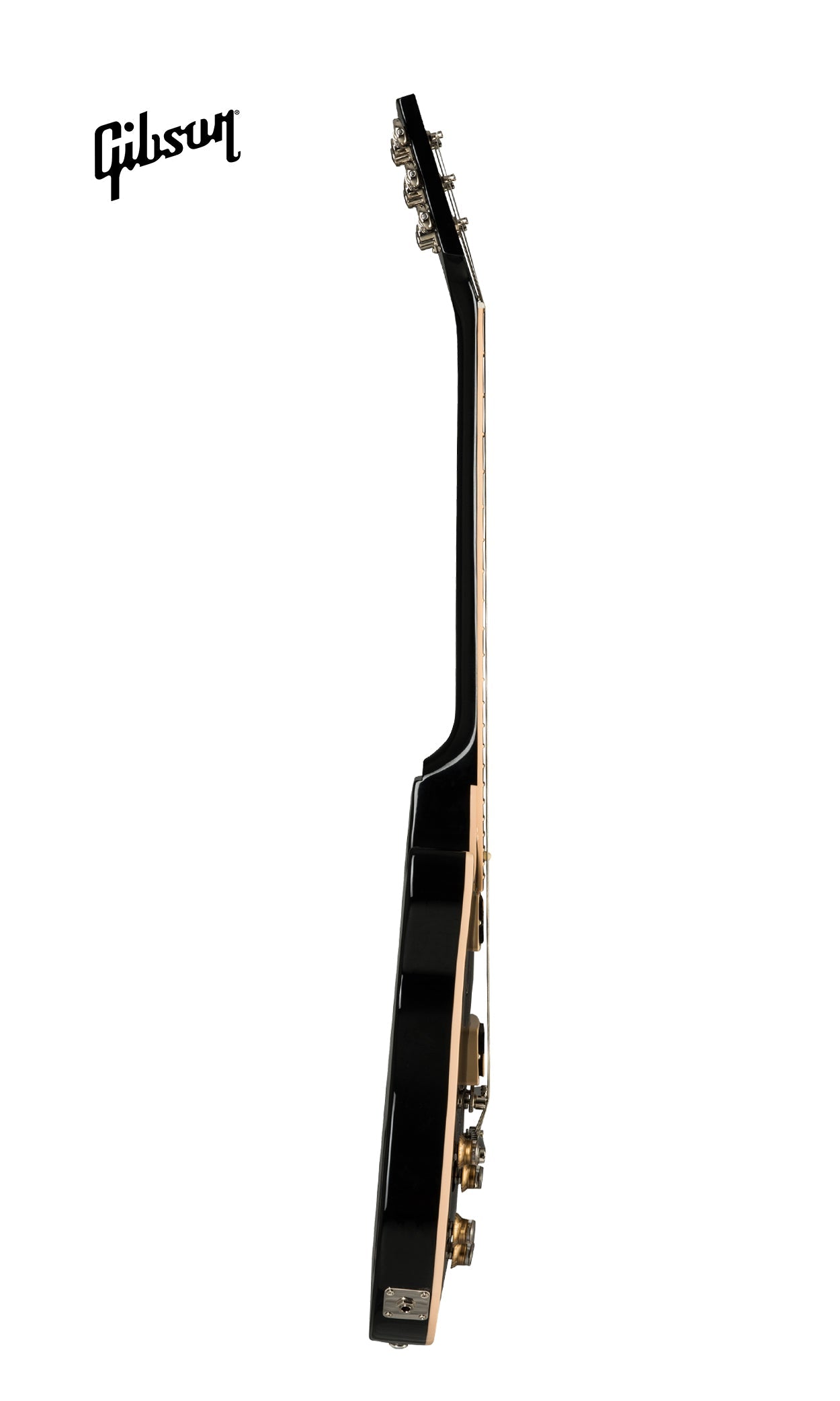 GIBSON 1954 LES PAUL CUSTOM STAPLE PICKUP REISSUE VOS LEFT-HANDED ELECTRIC GUITAR - EBONY