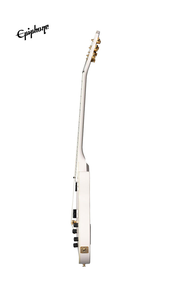 Epiphone Matt Heafy Les Paul Custom Origins 7-String Electric Guitar, Case Included - Bone White