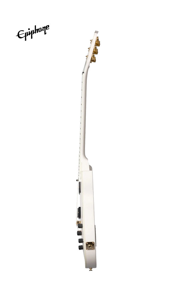 Epiphone Matt Heafy Les Paul Custom Origins Electric Guitar, Case Included - Bone White