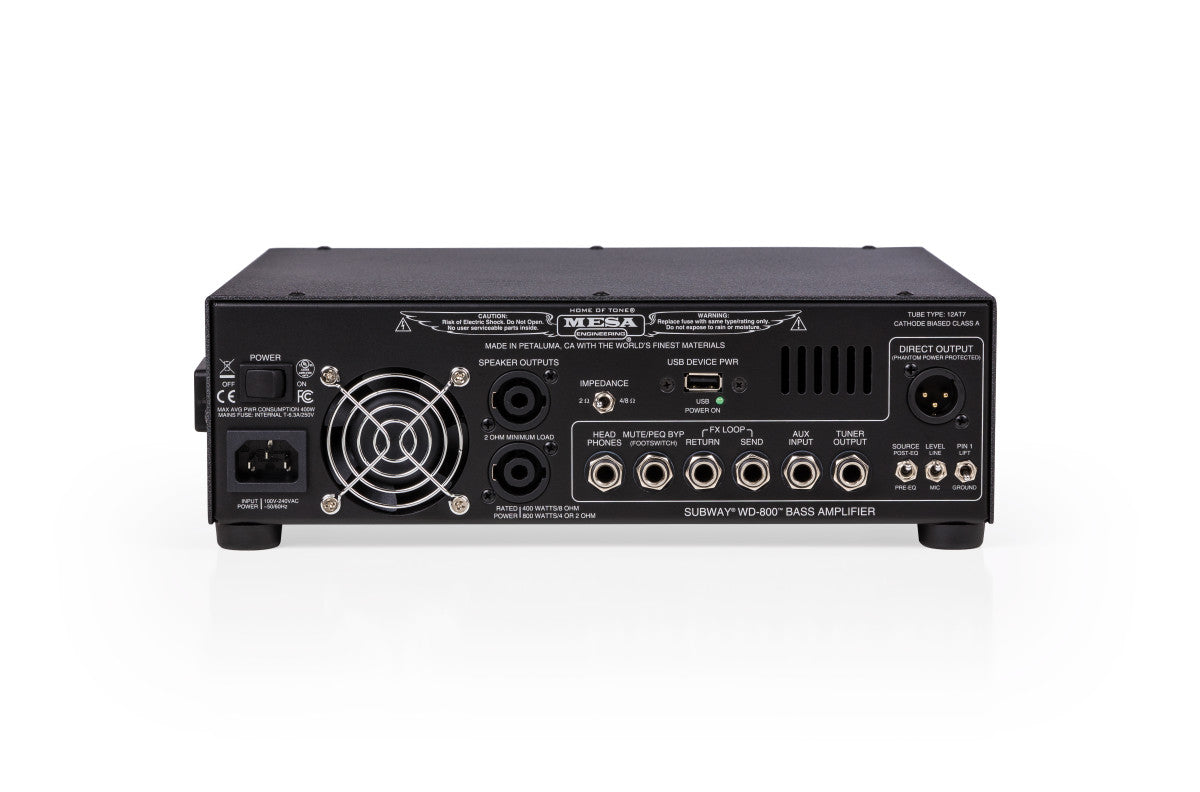 Mesa Boogie Subway WD-800 Lightweight Hybrid 800-watt Bass Head