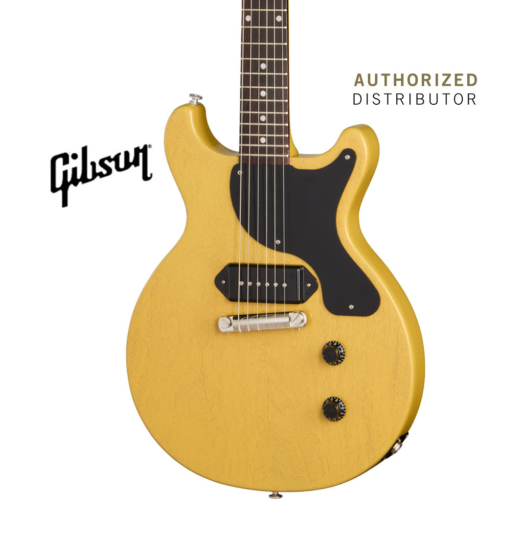 GIBSON LES PAUL JUNIOR DOUBLE CUT ELECTRIC GUITAR - TV YELLOW
